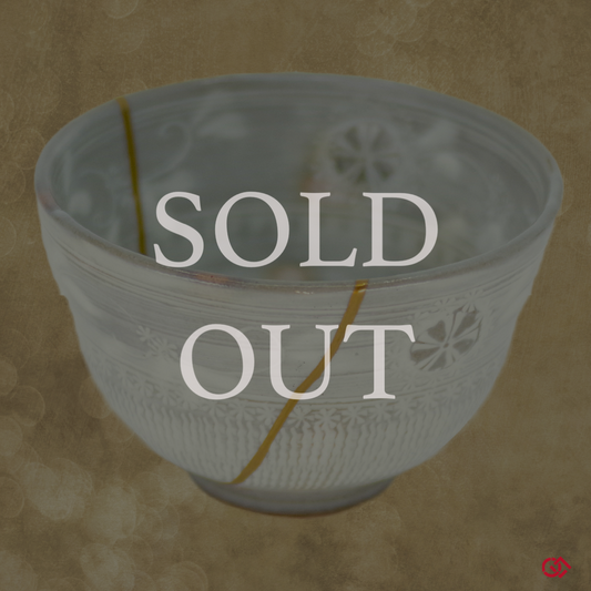Authentic Kintsugi Pottery with soldout