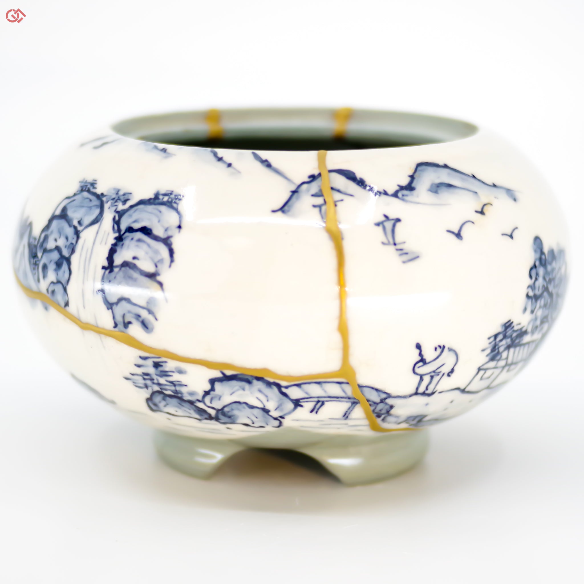Enlarged view of Authentic Kintsugi pottery