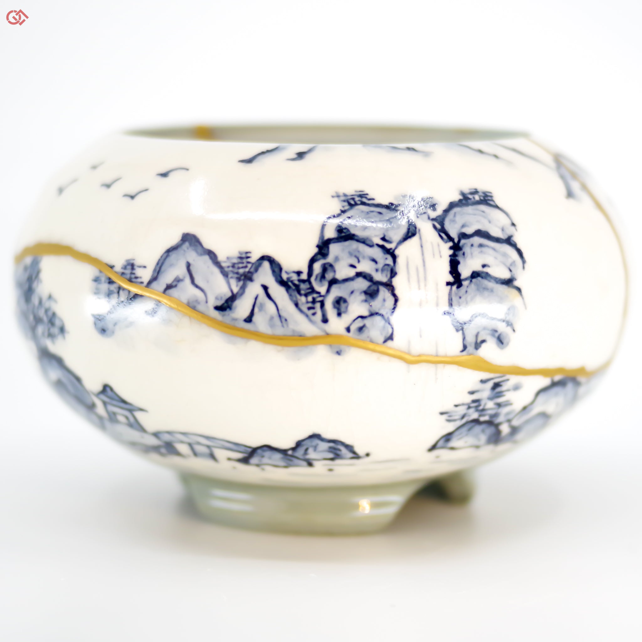 Enlarged view of Authentic Kintsugi pottery