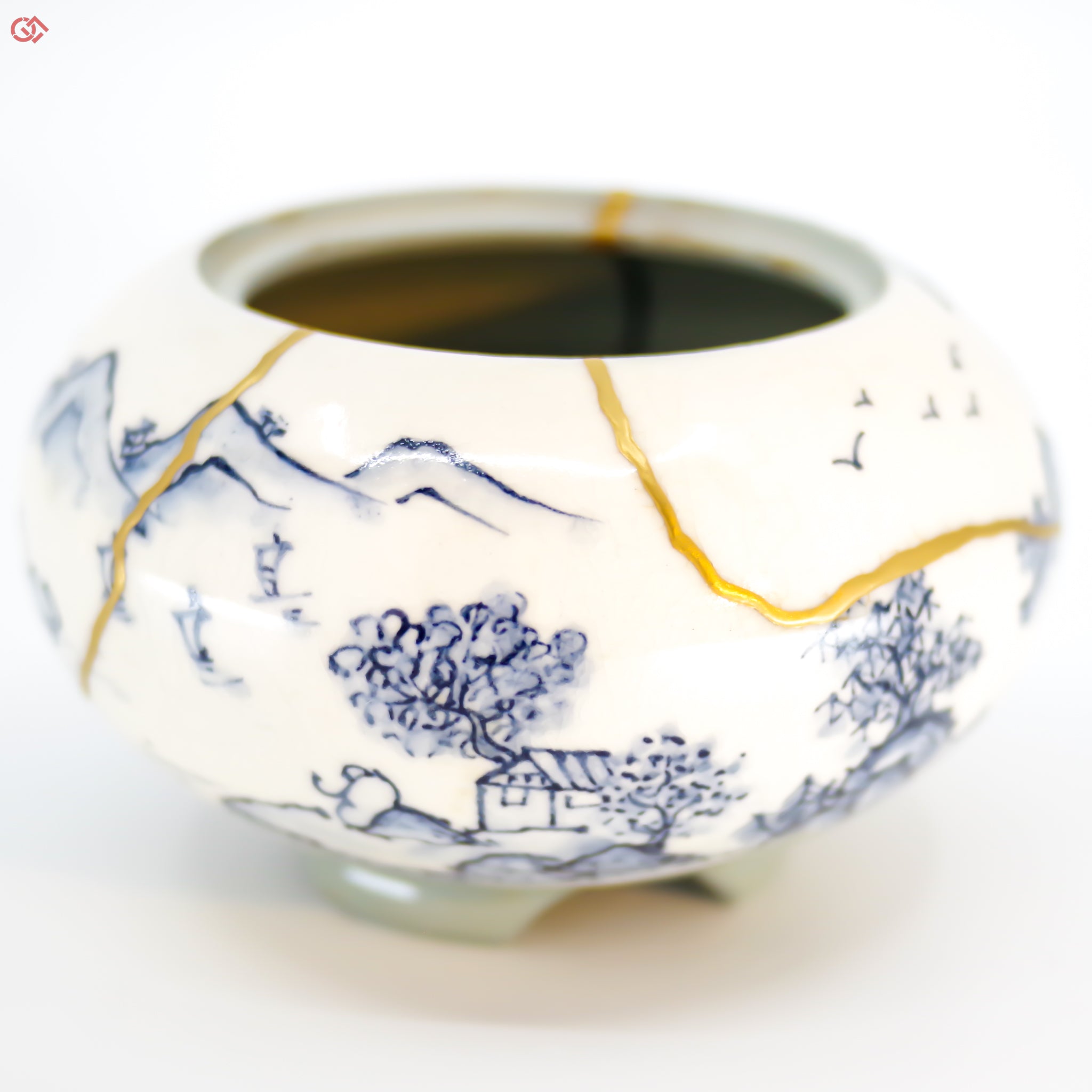 Enlarged view of Authentic Kintsugi pottery