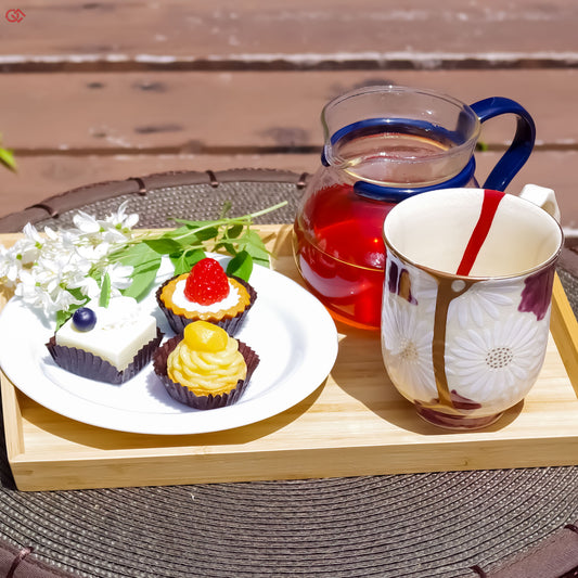 Image of Authentic Kintsugi pottery in use