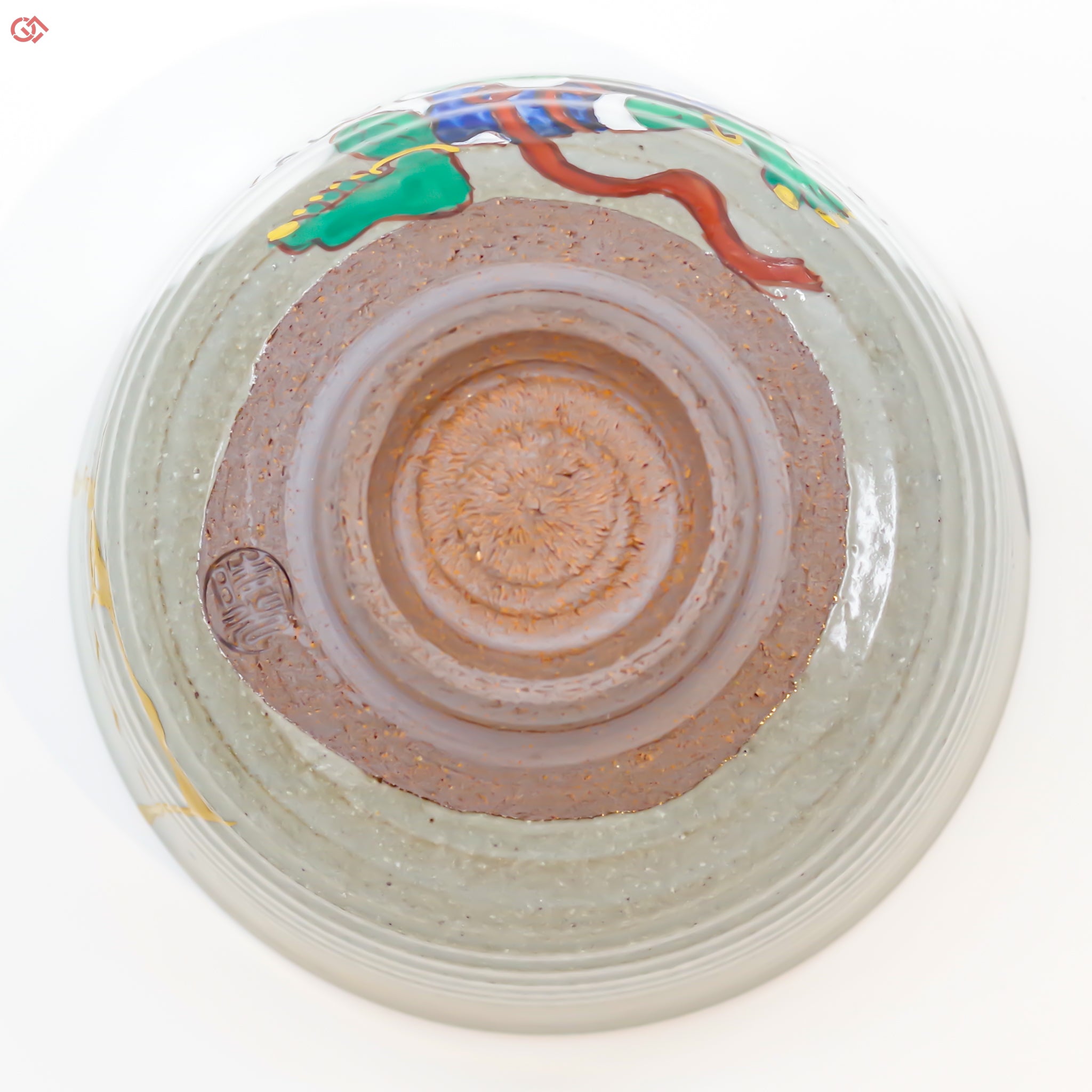 Image of the bottom of Authentic Kintsugi pottery