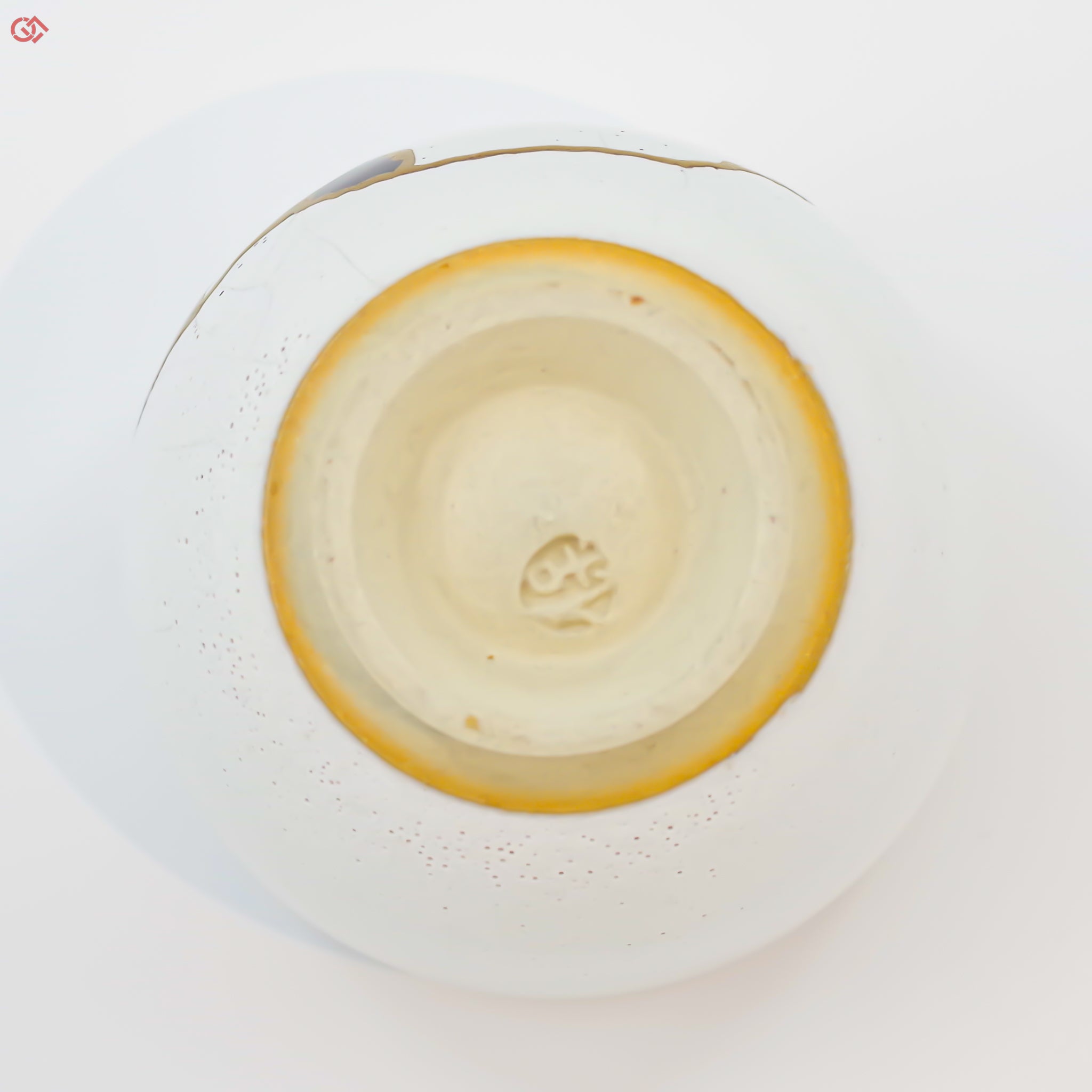 Image of the bottom of Authentic Kintsugi pottery