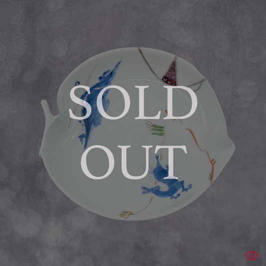 Sold Out! Missed this Authentic Japanese Kintsugi Bowl? Its golden repairs embodied wabi-sabi elegance. Explore other unique Kintsugi treasures now!