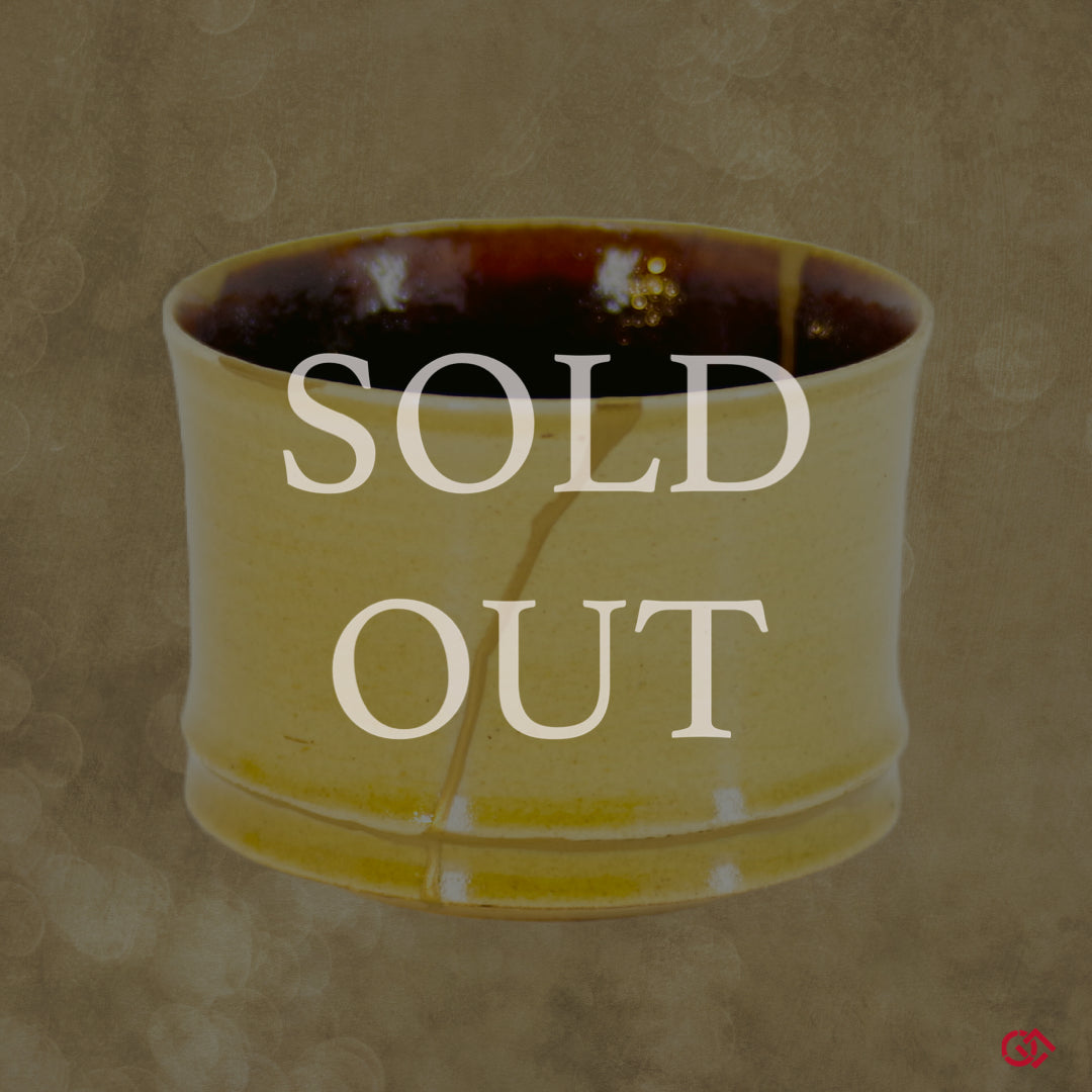 Sold Out - Authentic Japanese Kintsugi Pottery: Wabi-Sabi Elegance in Golden repairs