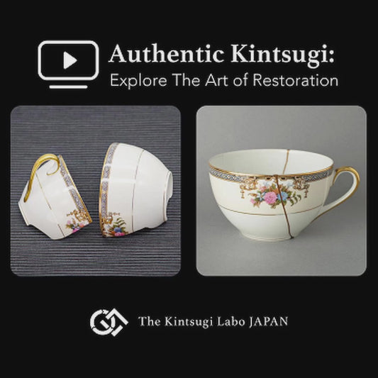 A restoration video of the kintsugi tea cup, showcasing the art of revival and the enduring legacy of this tangible piece of Japanese philosophy.