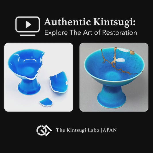 A restoration video of the kintsugi sake cup, revealing the masterful slow craft and the healing through art.