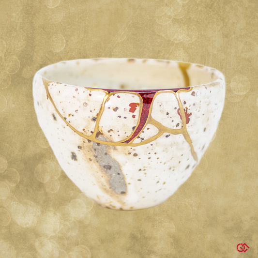 General view of authentic Kintsugi art