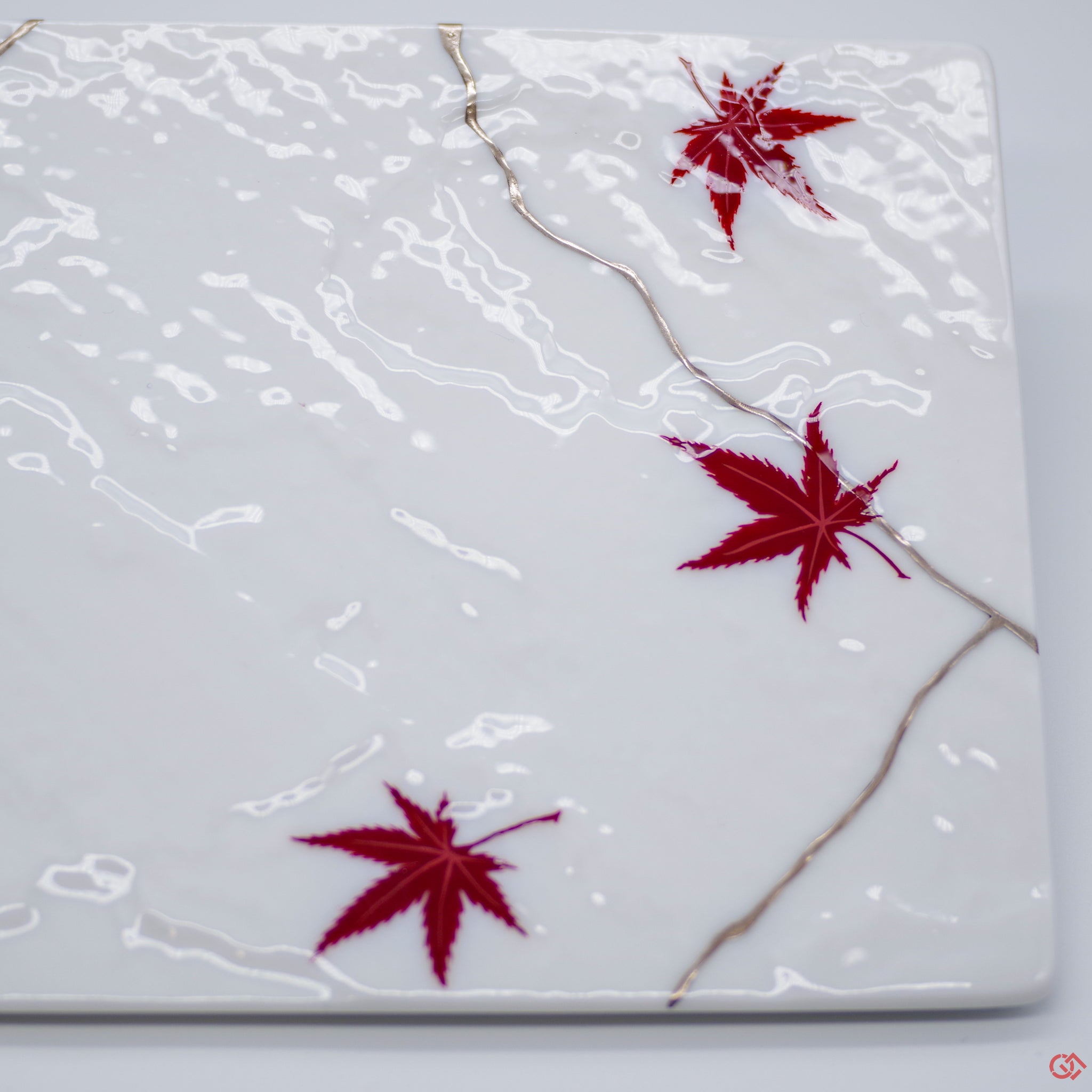 Neo Kintsugi Serving Plate Momiji Pattern