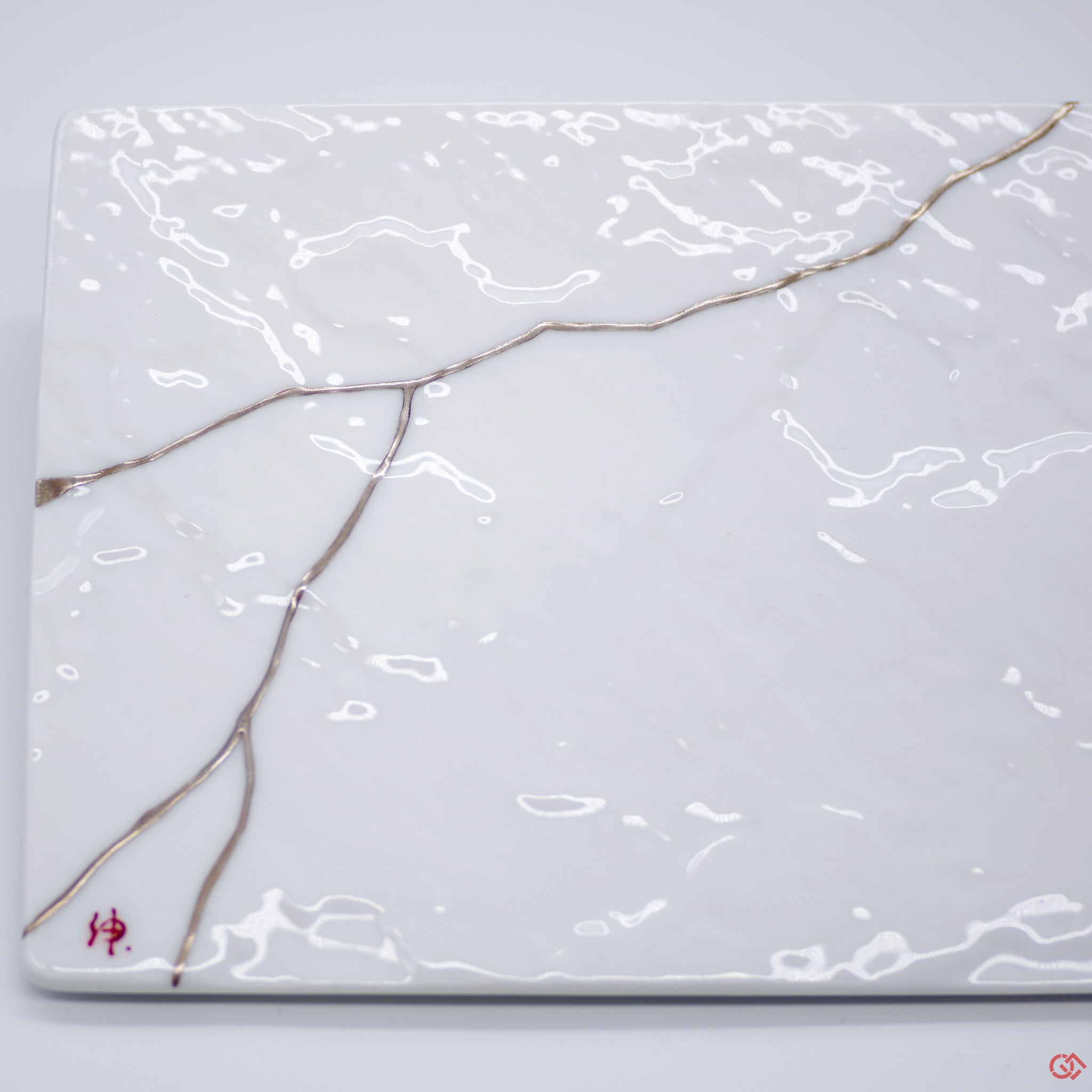 Neo Kintsugi Serving Plate Momiji Pattern