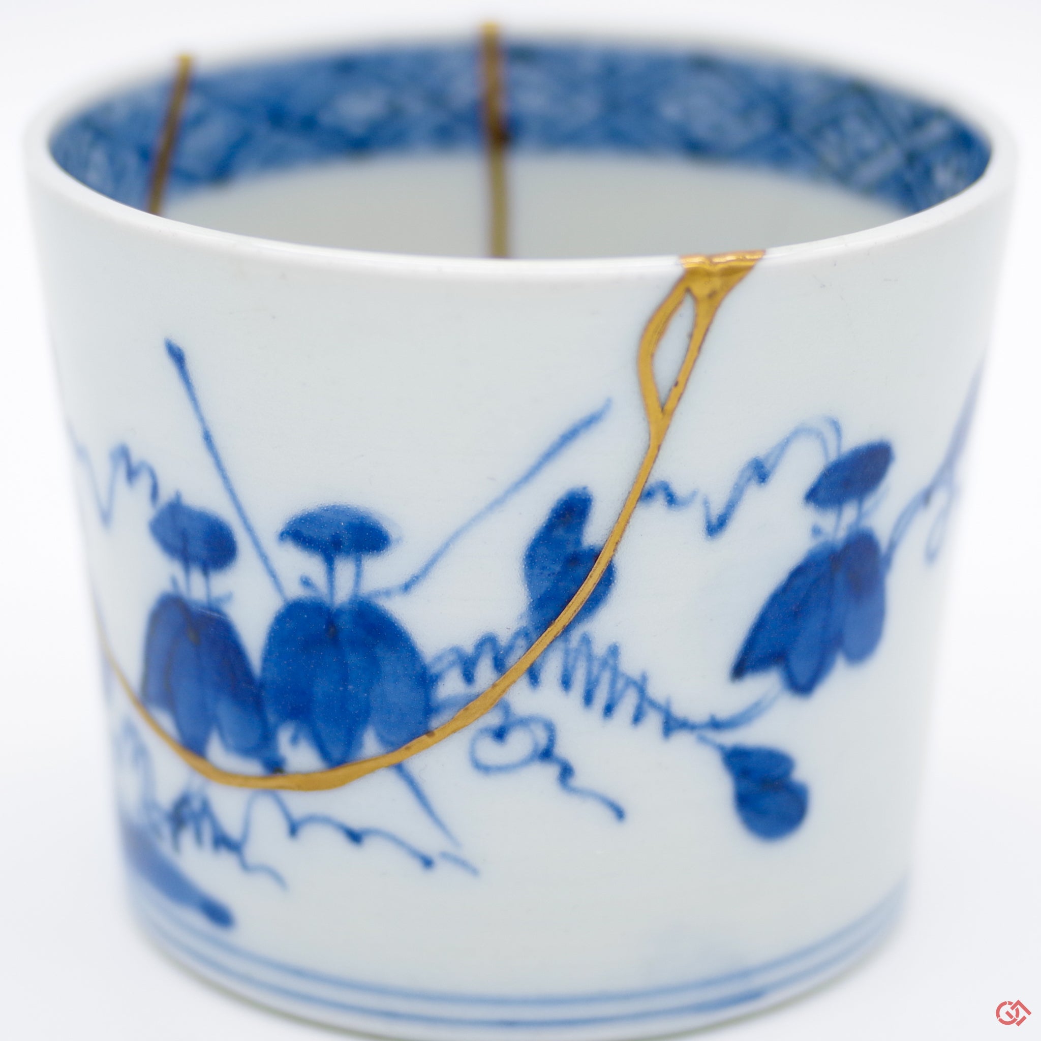 Authentic Kintsugi Soup Cup Ko-Imari