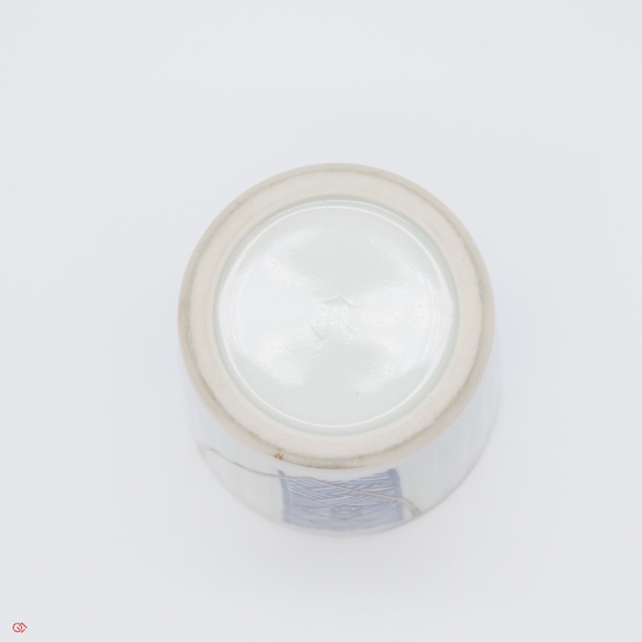 Authentic Kintsugi  Soup Cup, Flower & Rhombus pattern, Ko-Imari