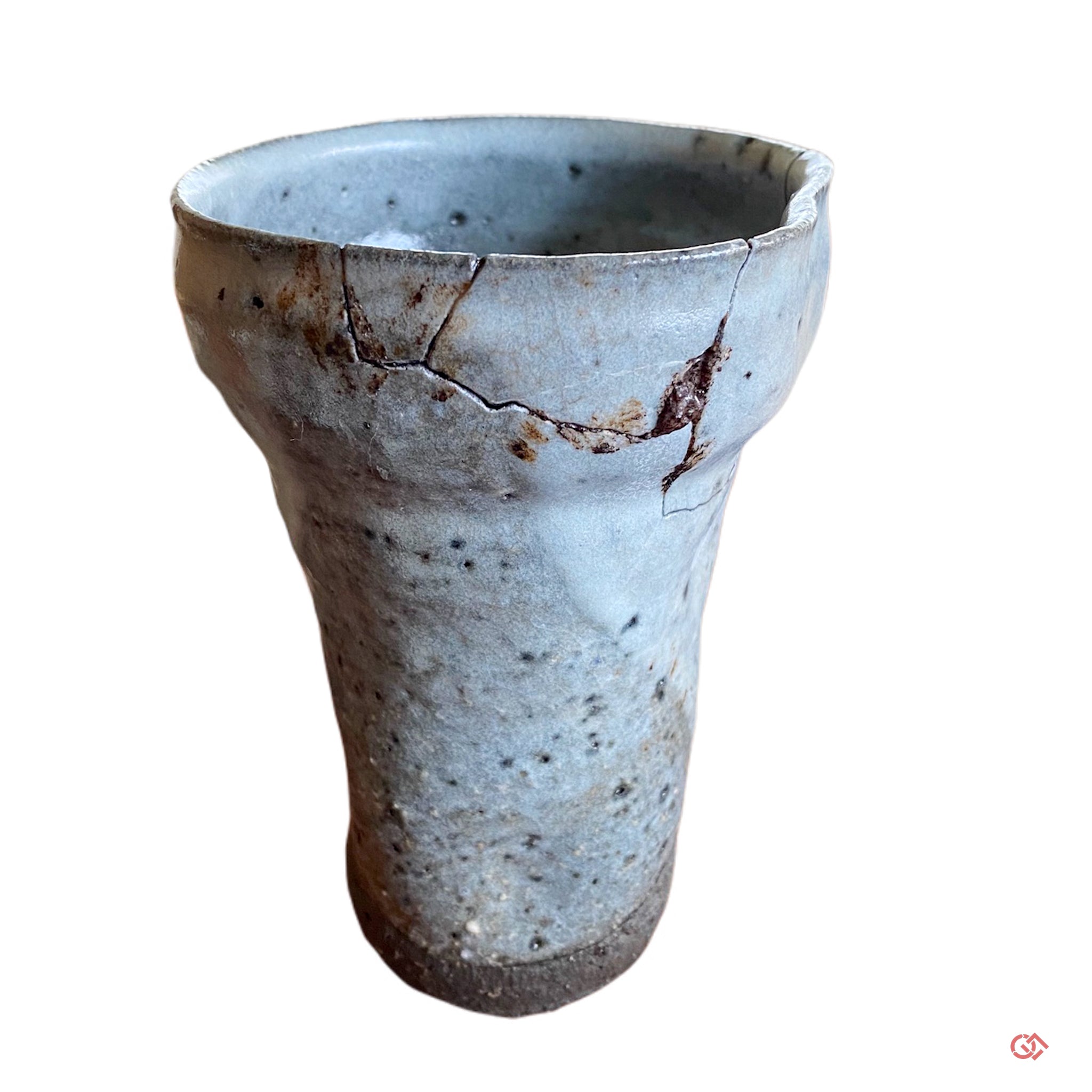 Authentic Kintsugi Beer cup, Shigaraki ware