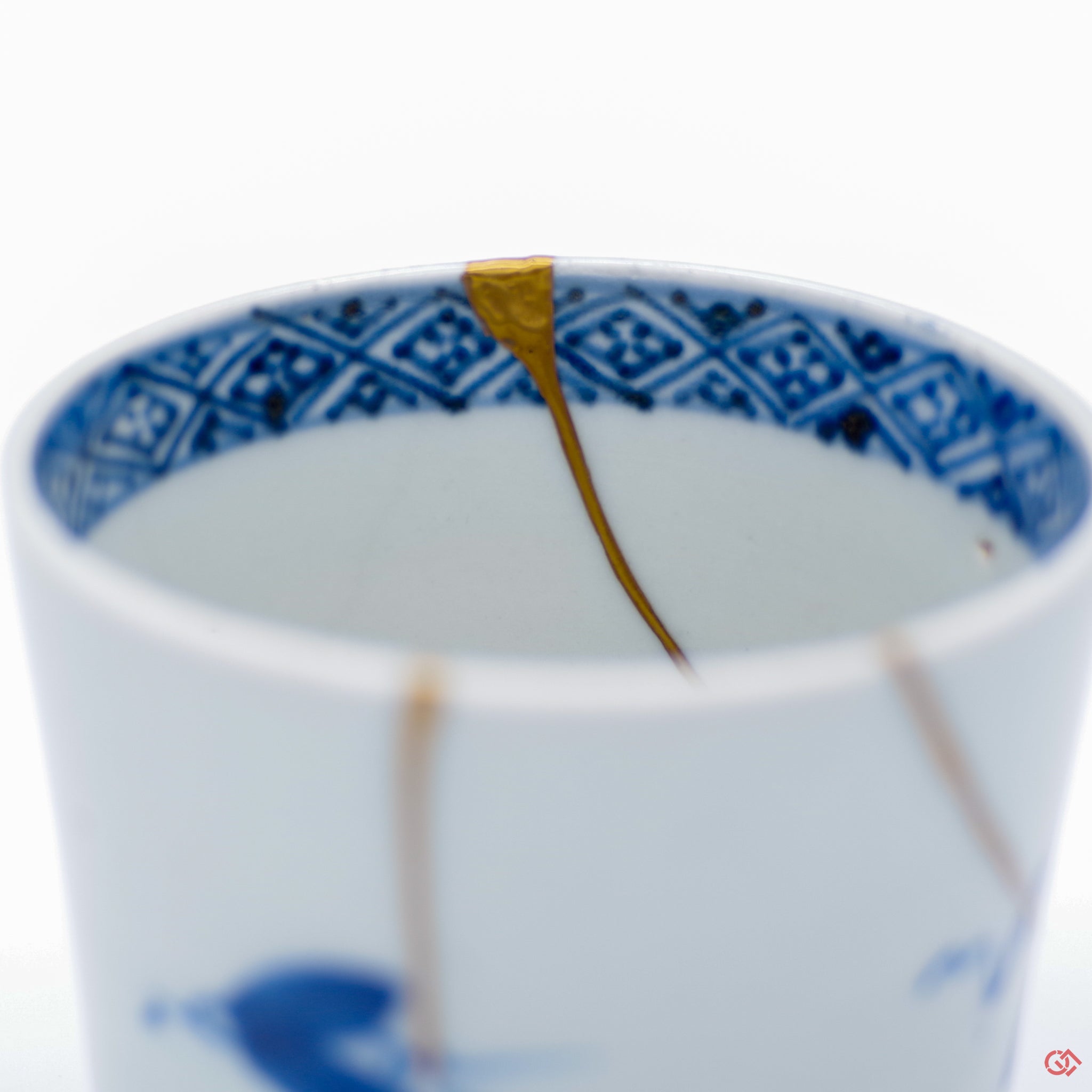 Authentic Kintsugi Soup Cup Ko-Imari