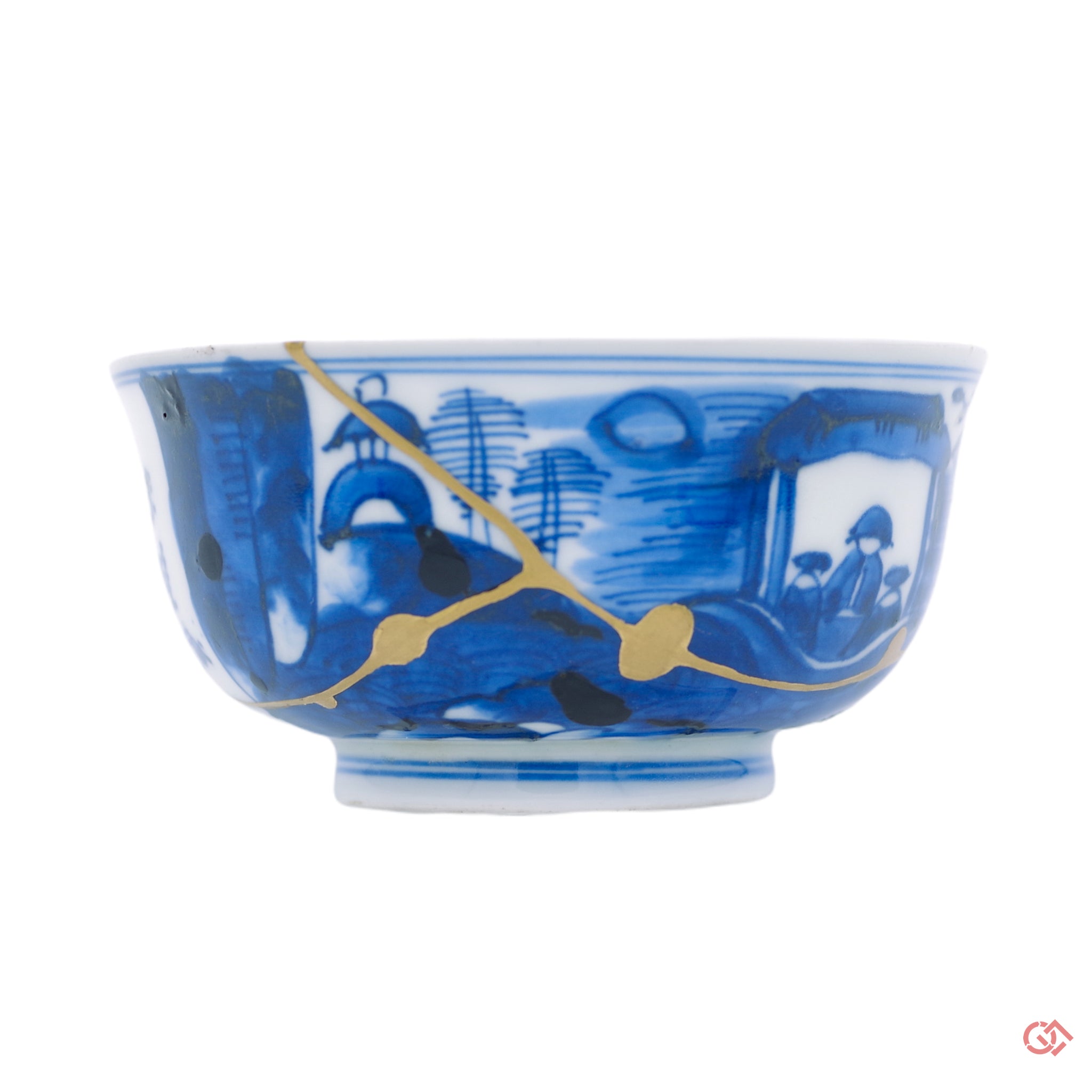 kintsugi sake cup gold