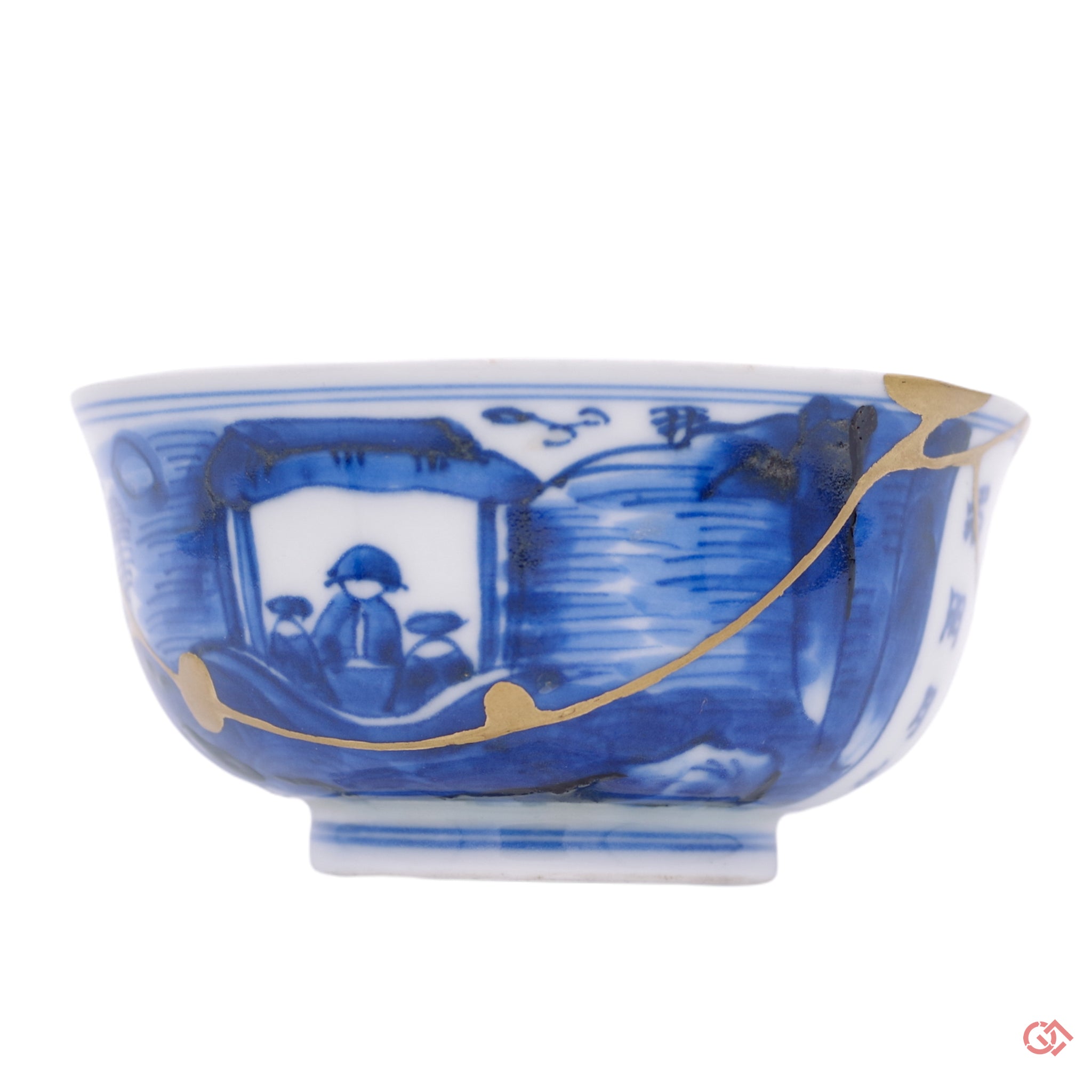 kintsugi sake cup gold