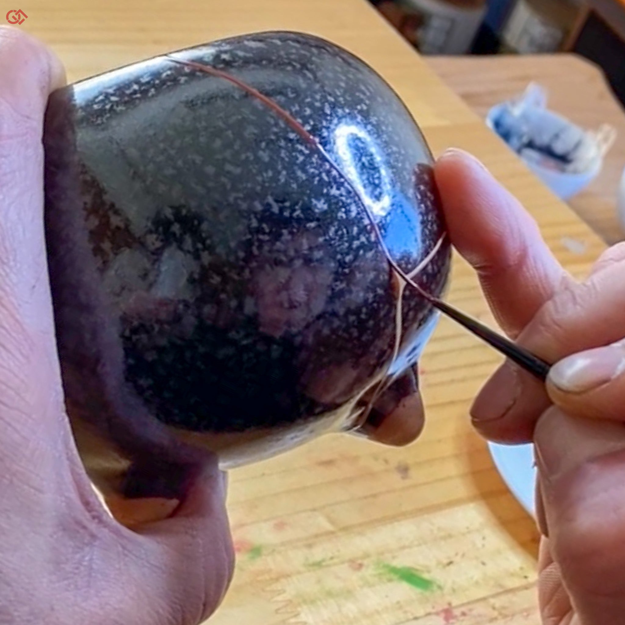 Traditional Kintsugi with urushi