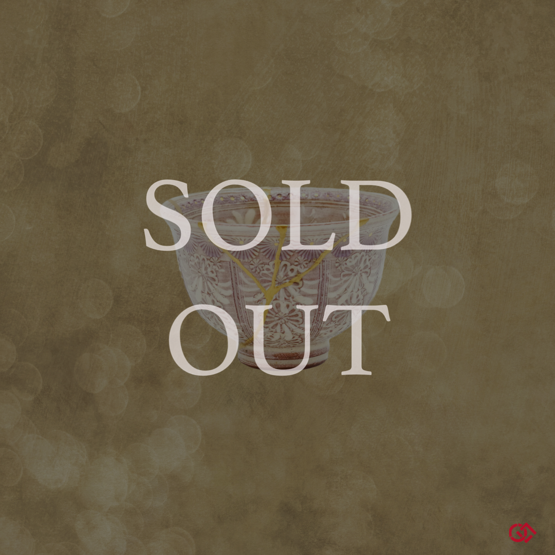 Authentic Kintsugi Sake Cup, Blooming Flowers Kyoto ware