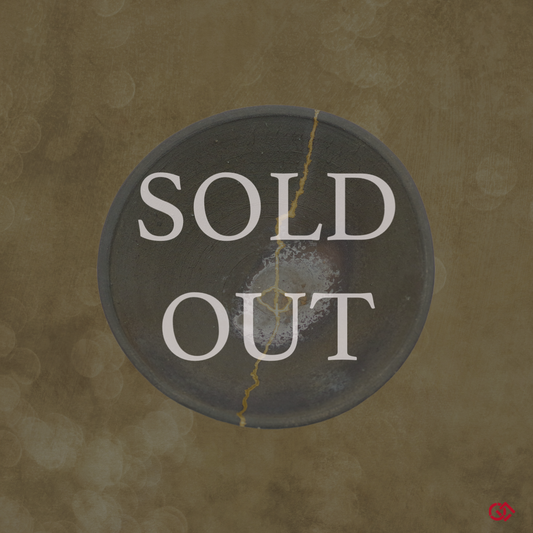 Authentic Kintsugi Fruit & Sweets bowl, Golden valley, Bizen