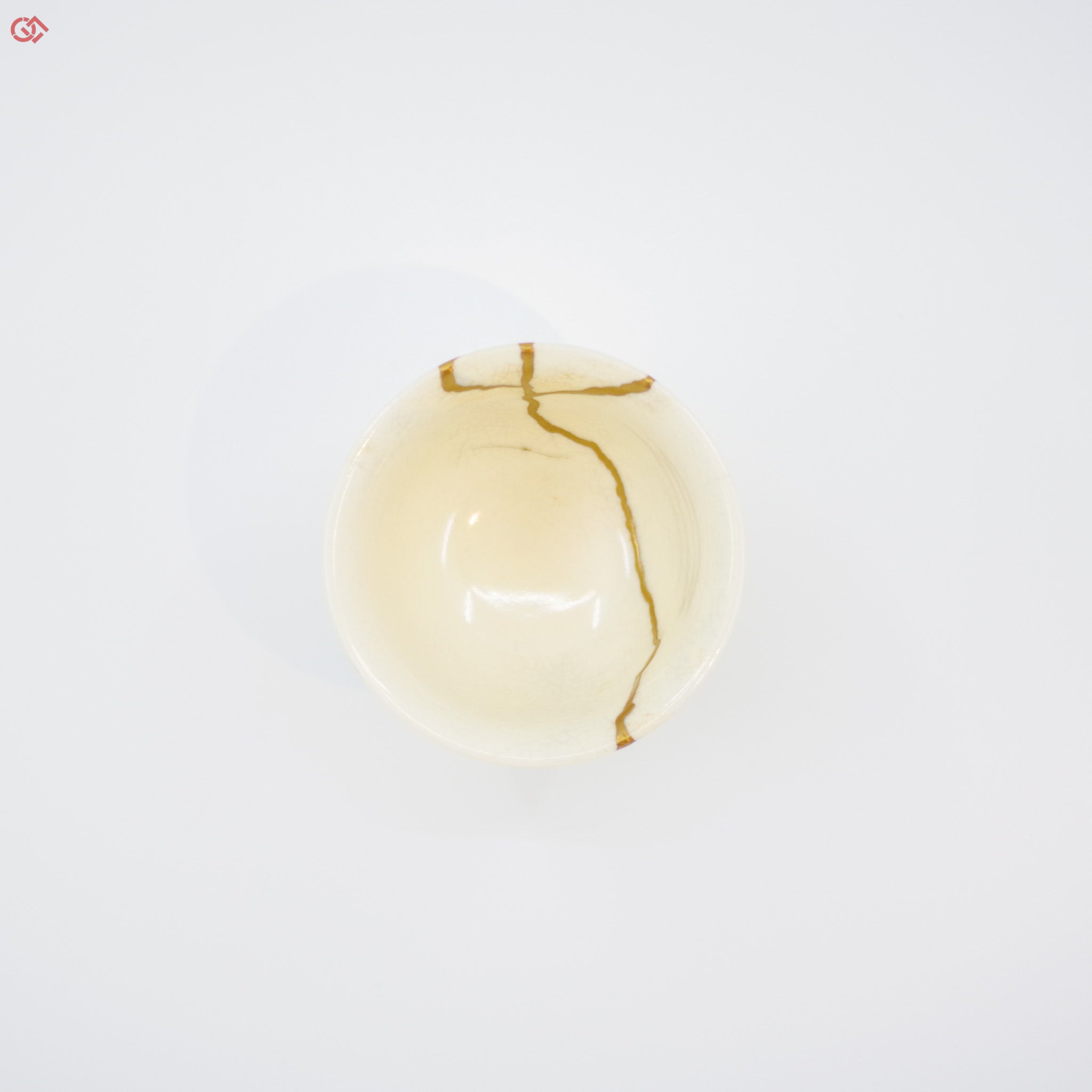 Photo of authentic Kintsugi art from above