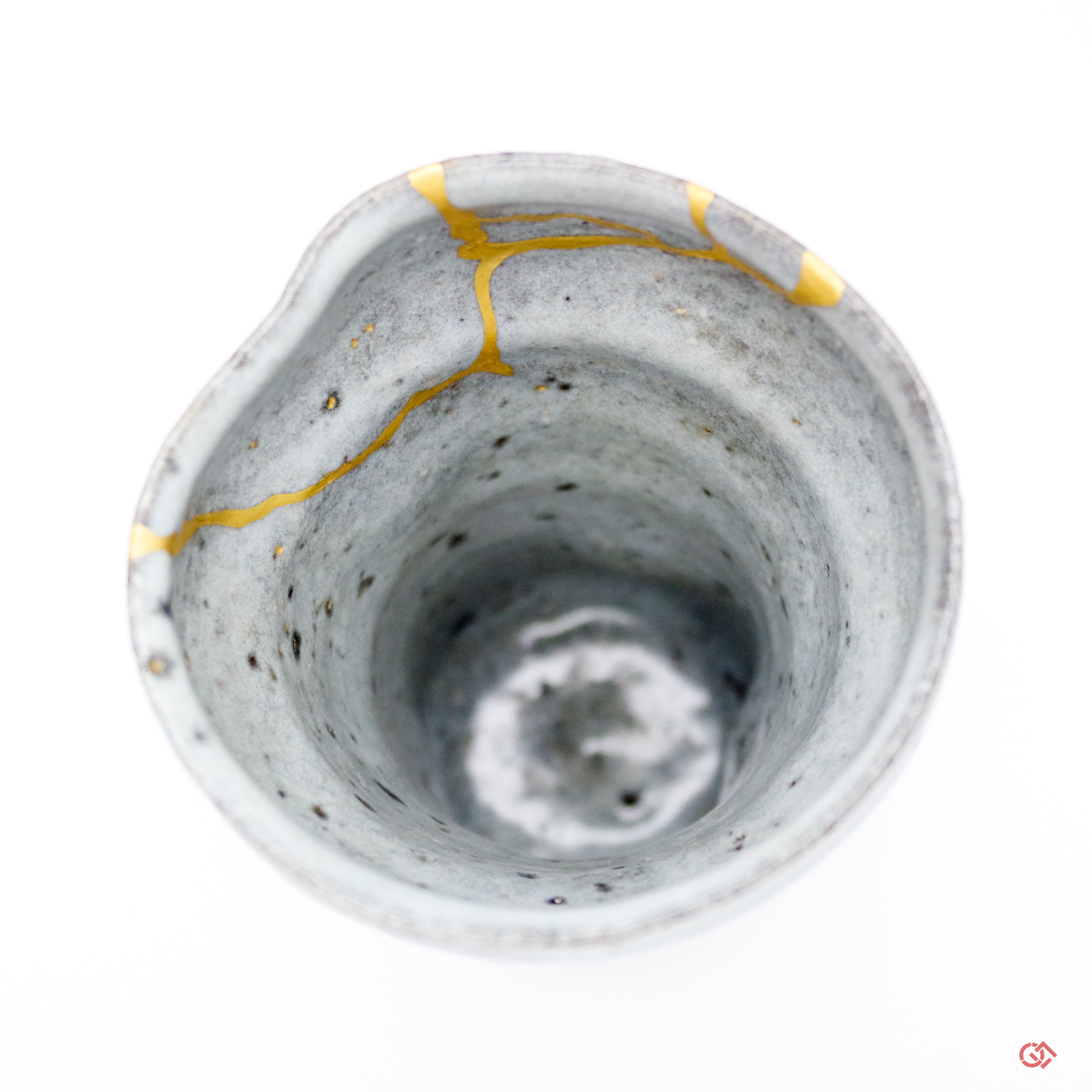 Authentic Kintsugi Beer cup, Shigaraki ware