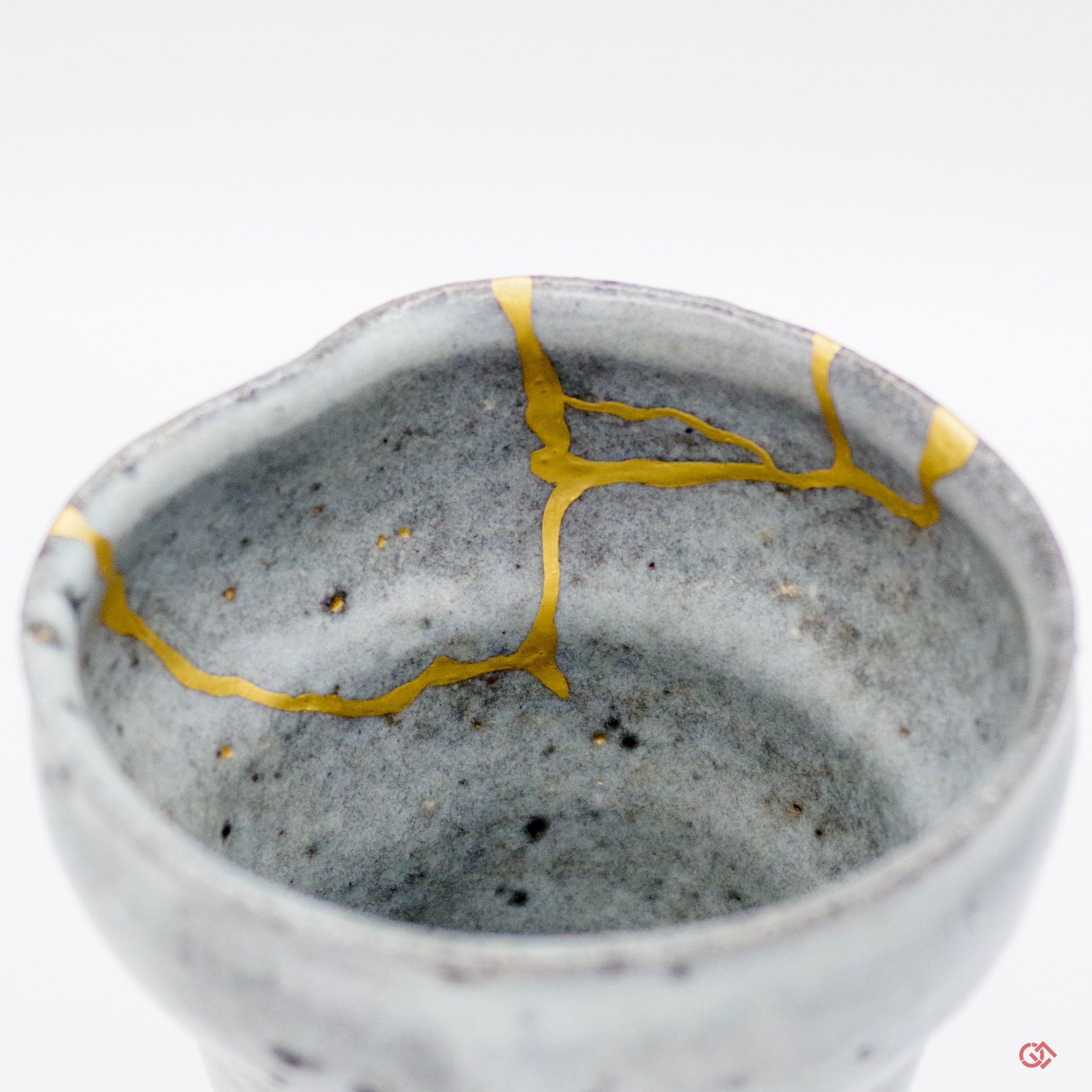 Authentic Kintsugi Beer cup, Shigaraki ware