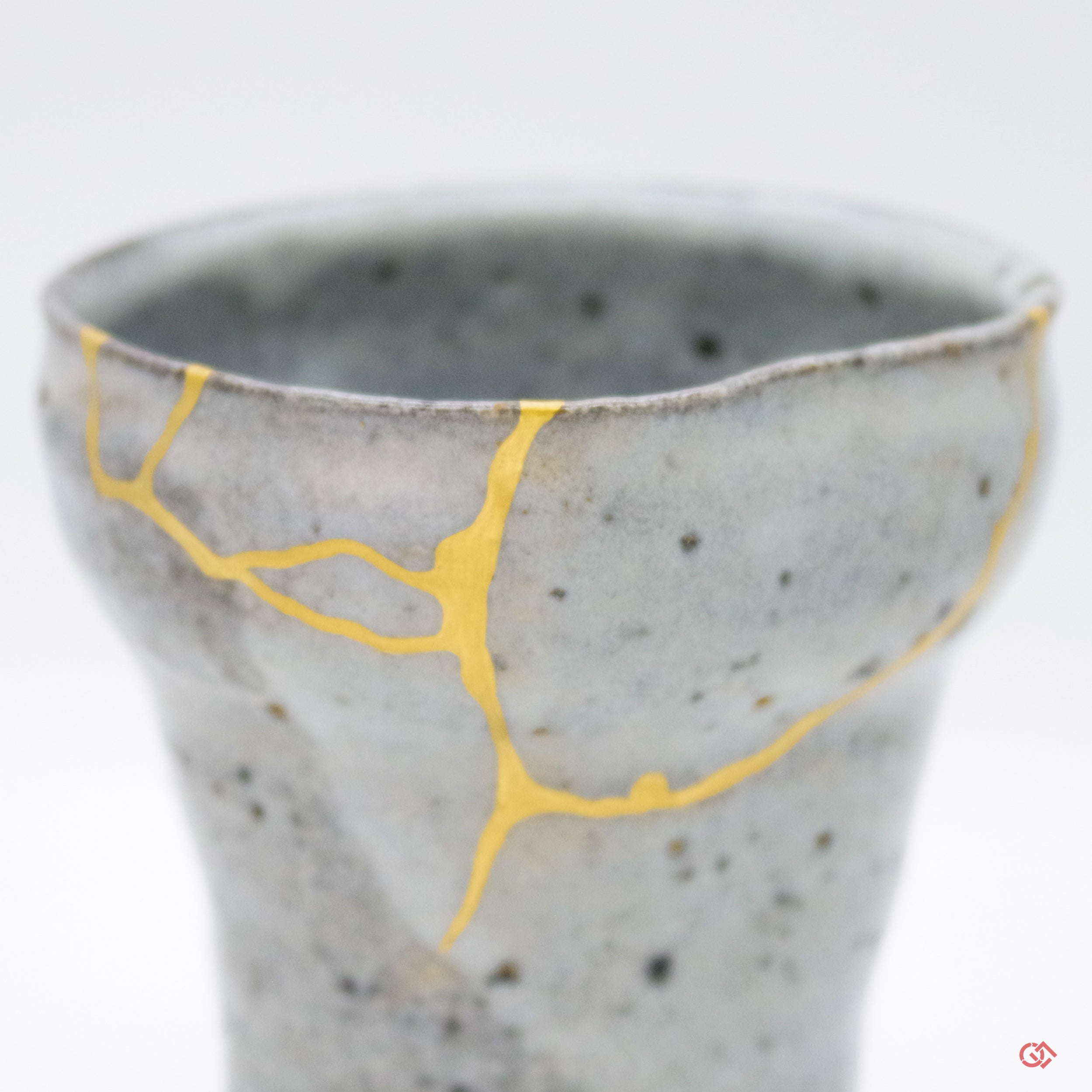 Authentic Kintsugi Beer cup, Shigaraki ware