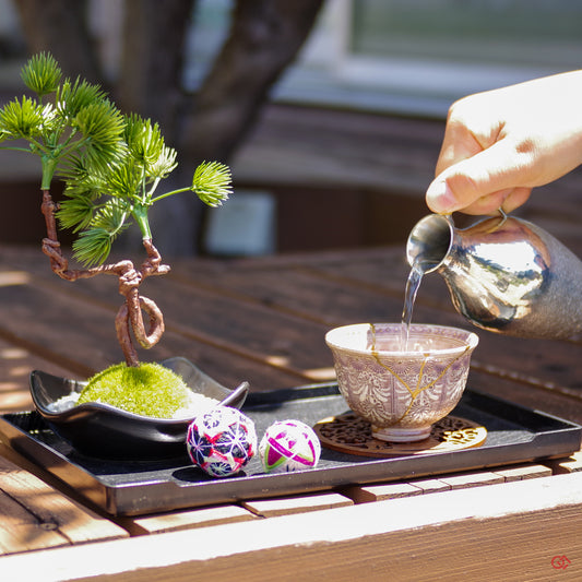 Japanese Kintsugi Sake Cup