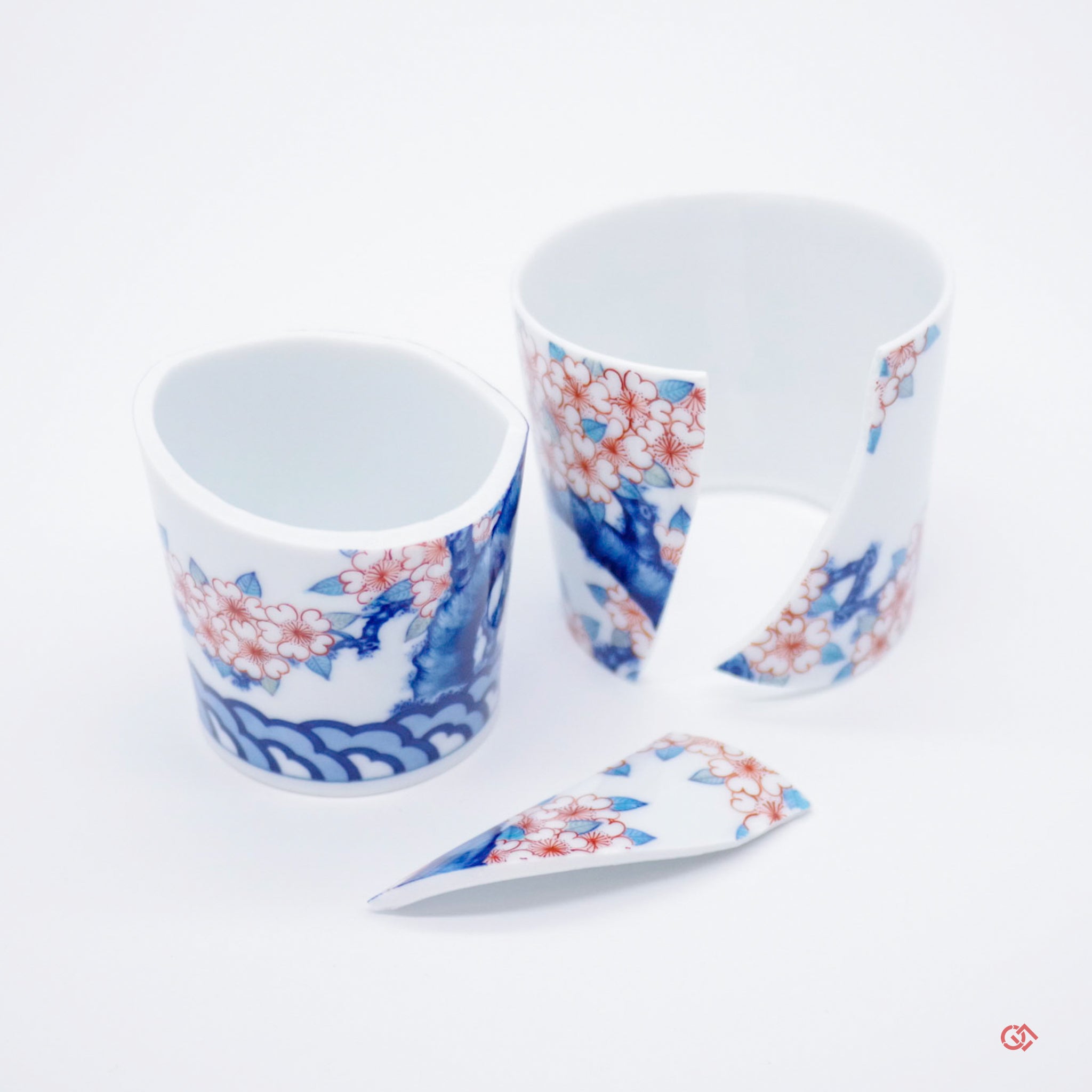 Japanese broken pottery