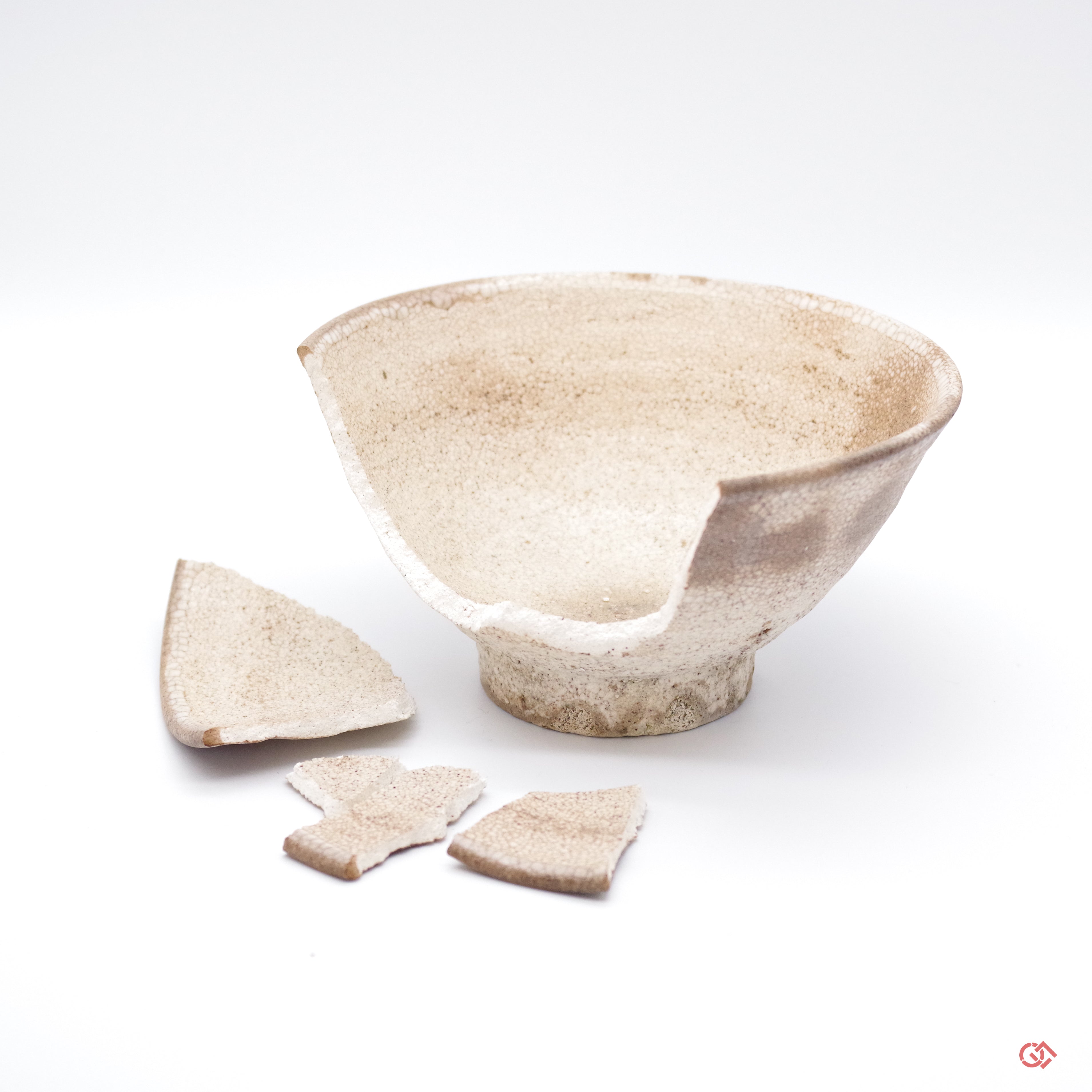 Japanese broken pottery