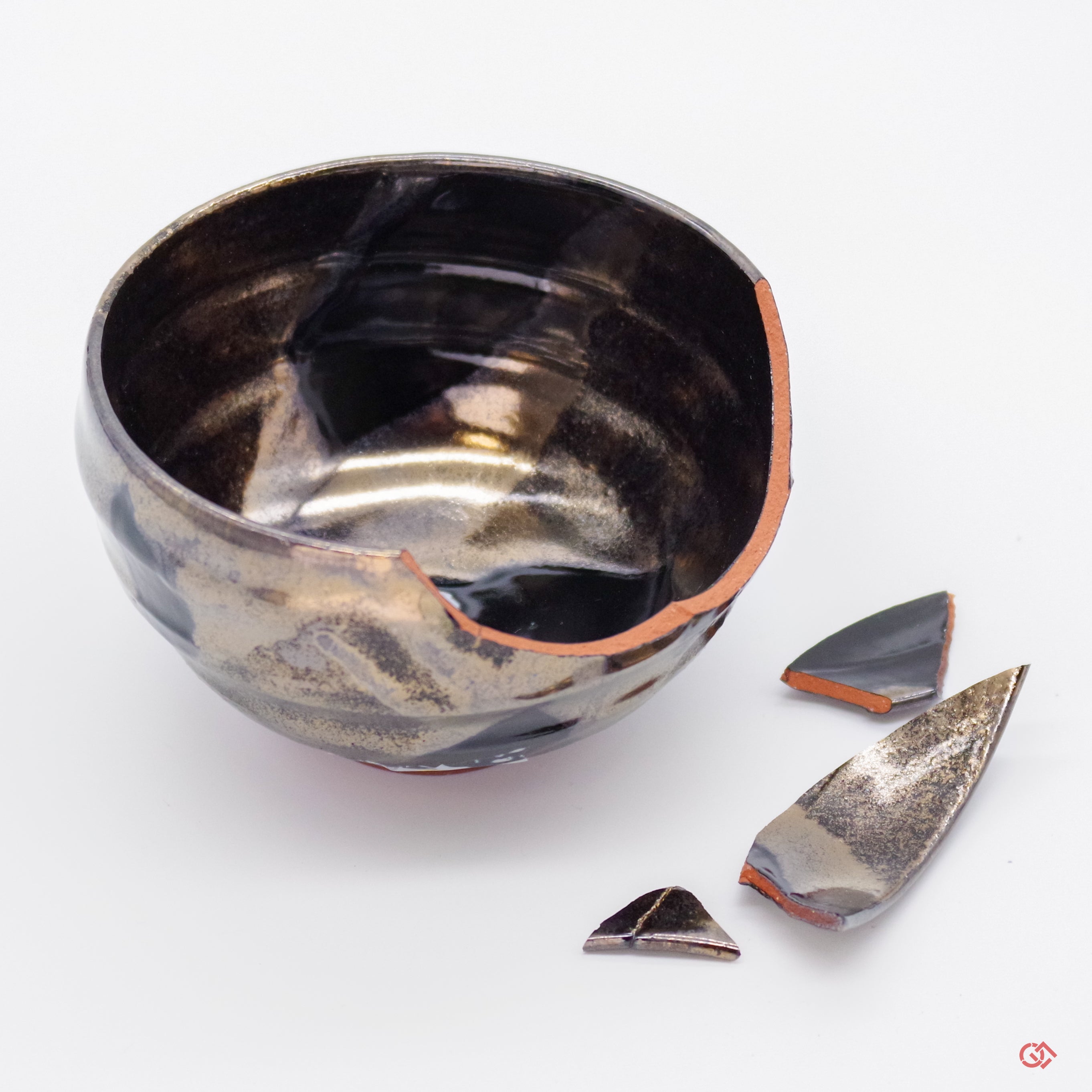 Japanese broken pottery