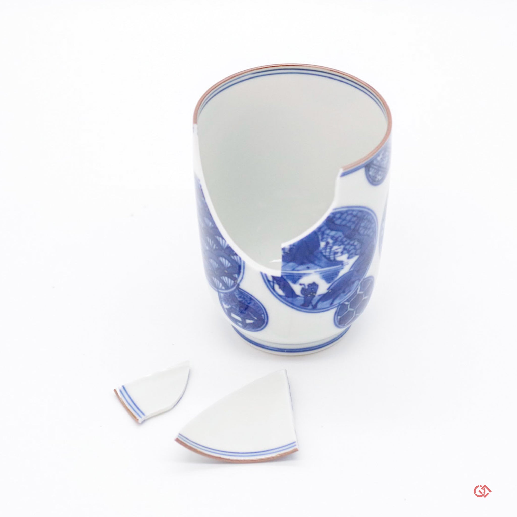 Japanese broken pottery