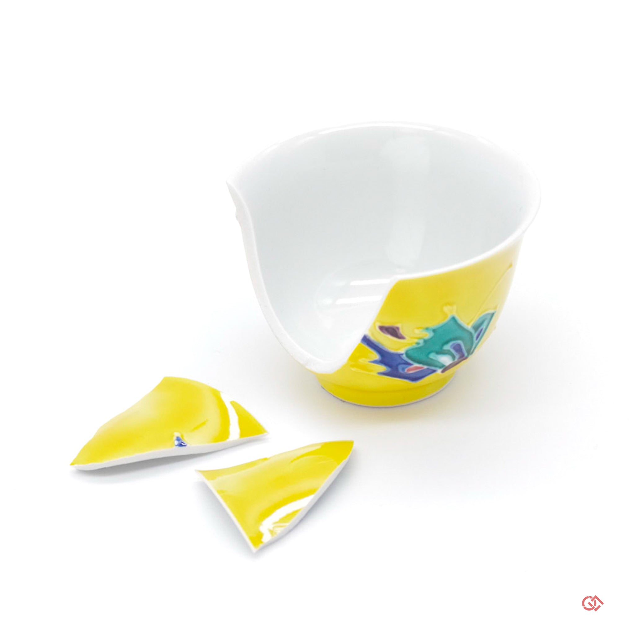 Japanese broken pottery