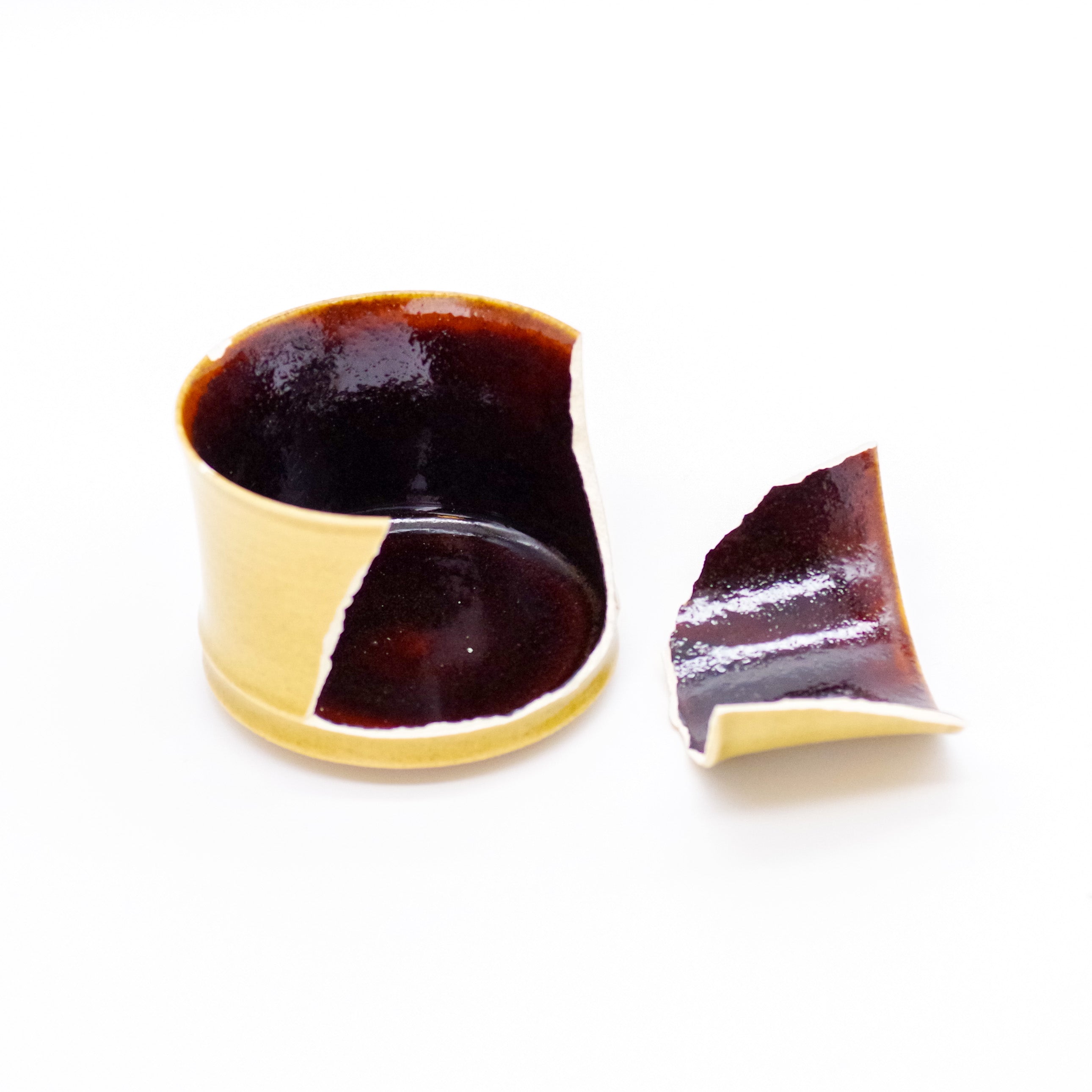 Japanese broken pottery