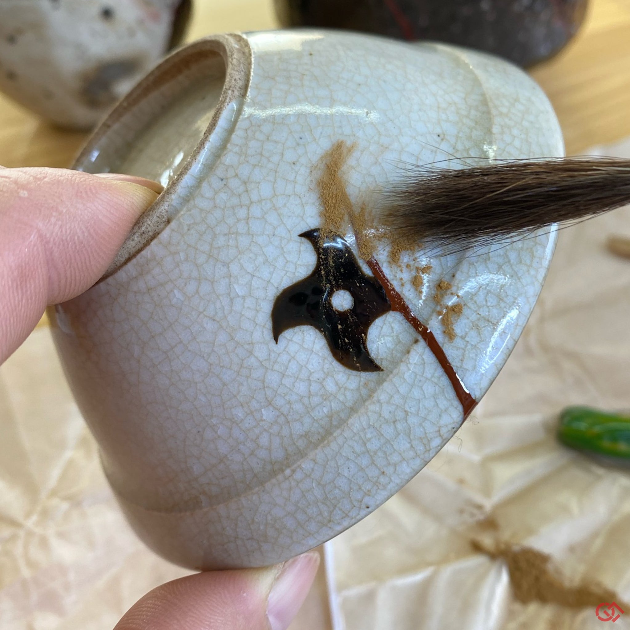 Unique Kintsugi Sweets Cup Ninja