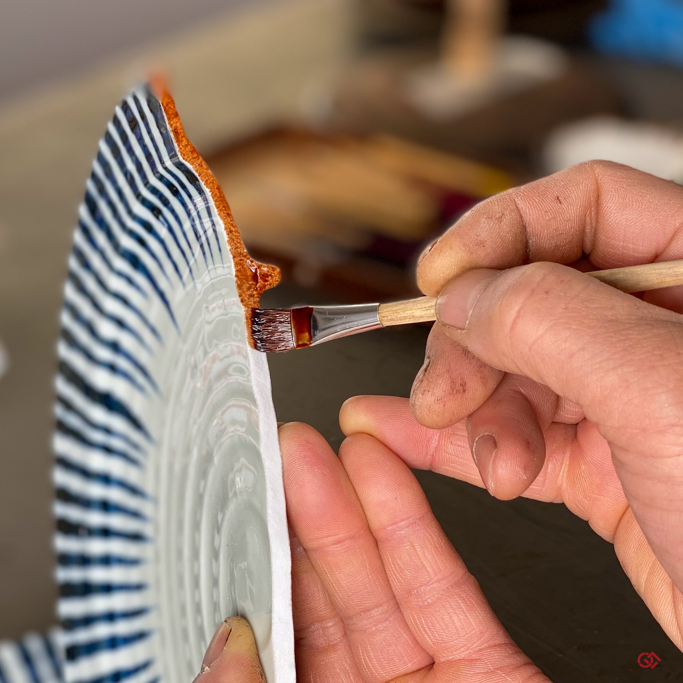 Traditional Kintsugi Repair with urushi