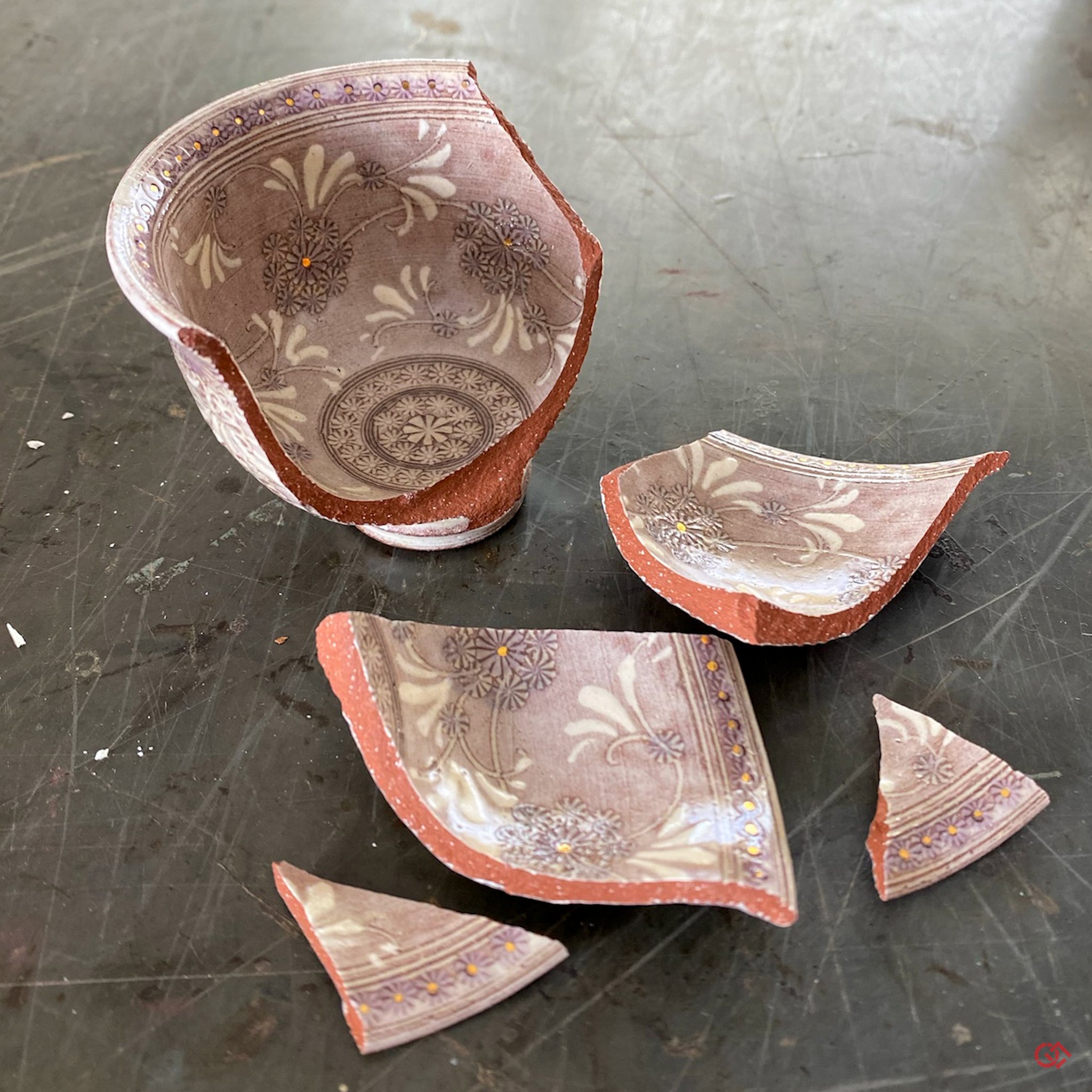 Japanese broken cup