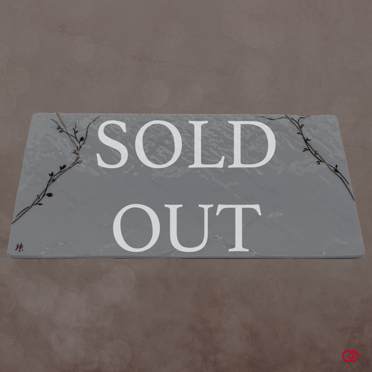 Neo Kintsugi Serving Plate Vine Pattern