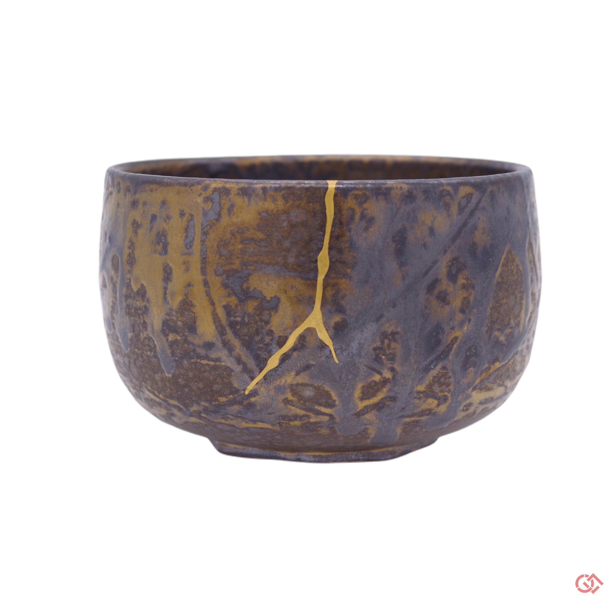 Authentic Kintsugi Tea bowl Yo-hen