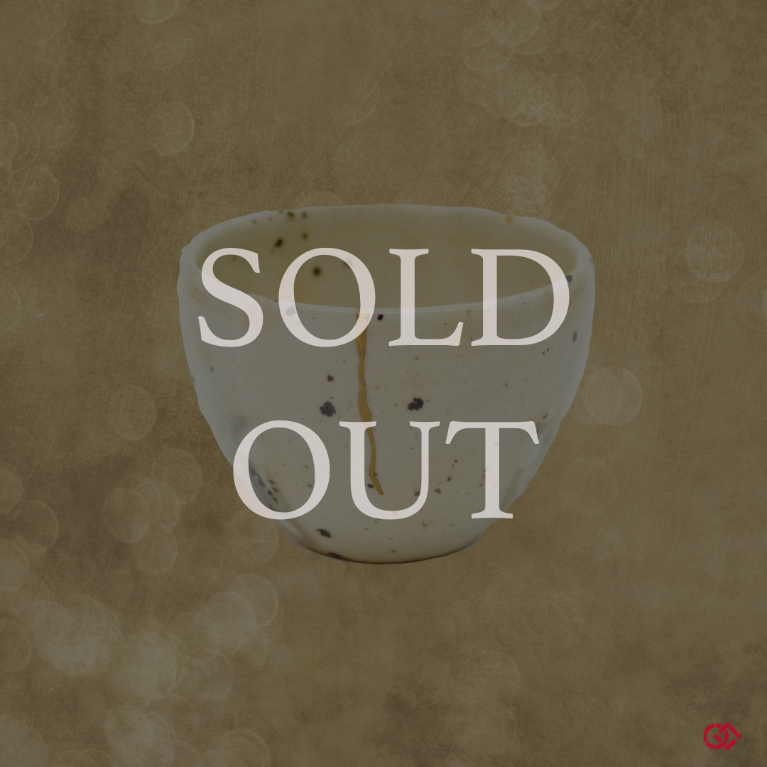 Authentic Kintsugi  Cafe Cup, Shigaraki, Simply Gold