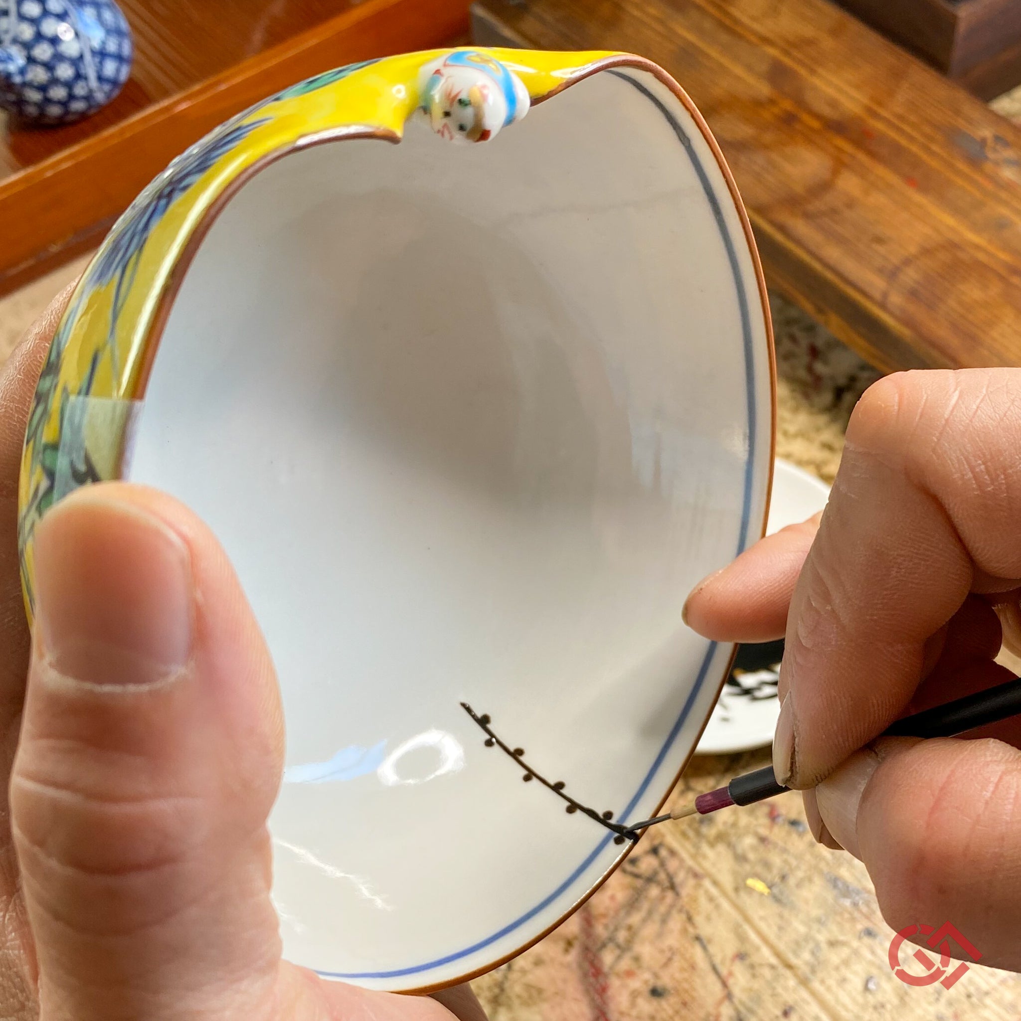 Kintsugi tea bowl