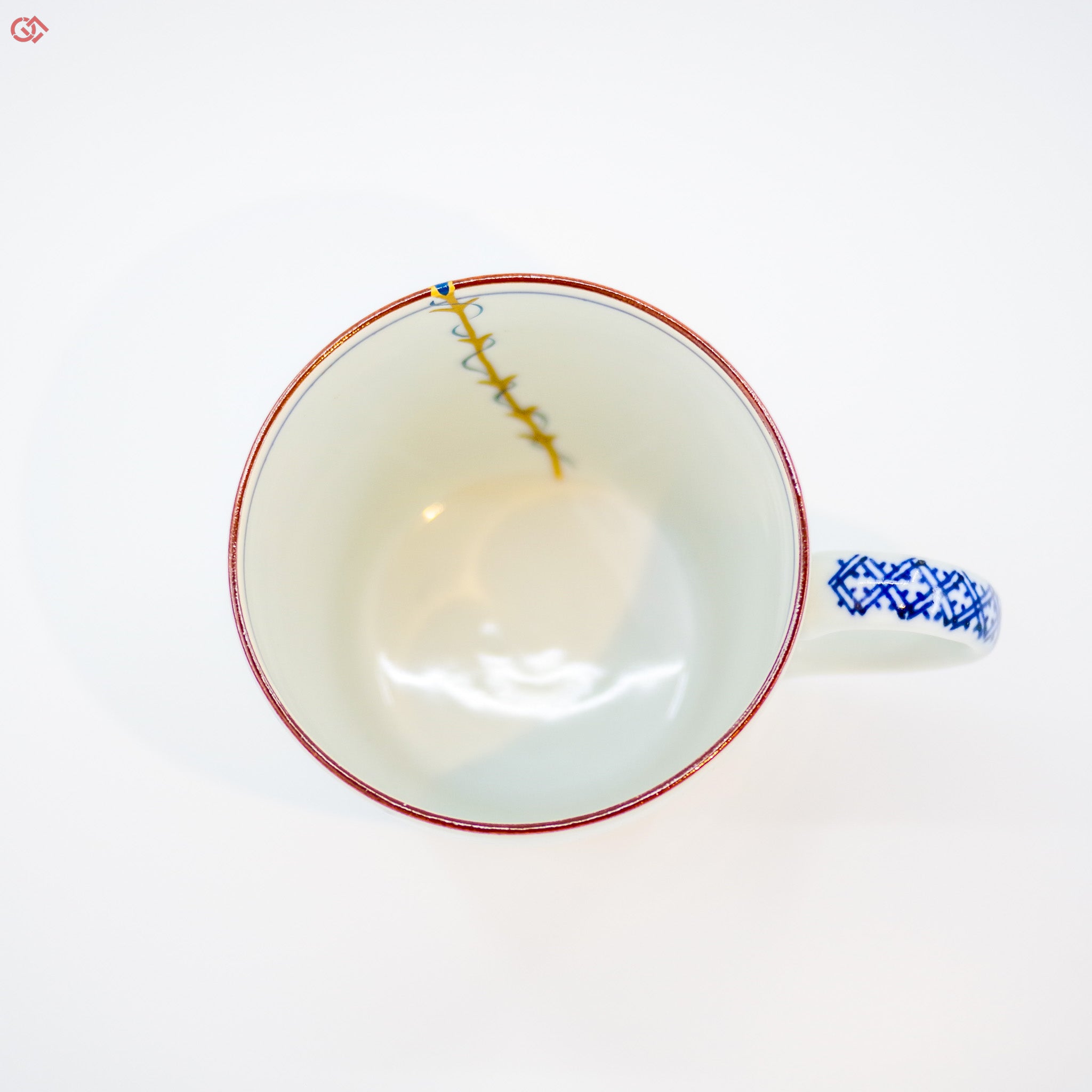 Photo of authentic Kintsugi art from above