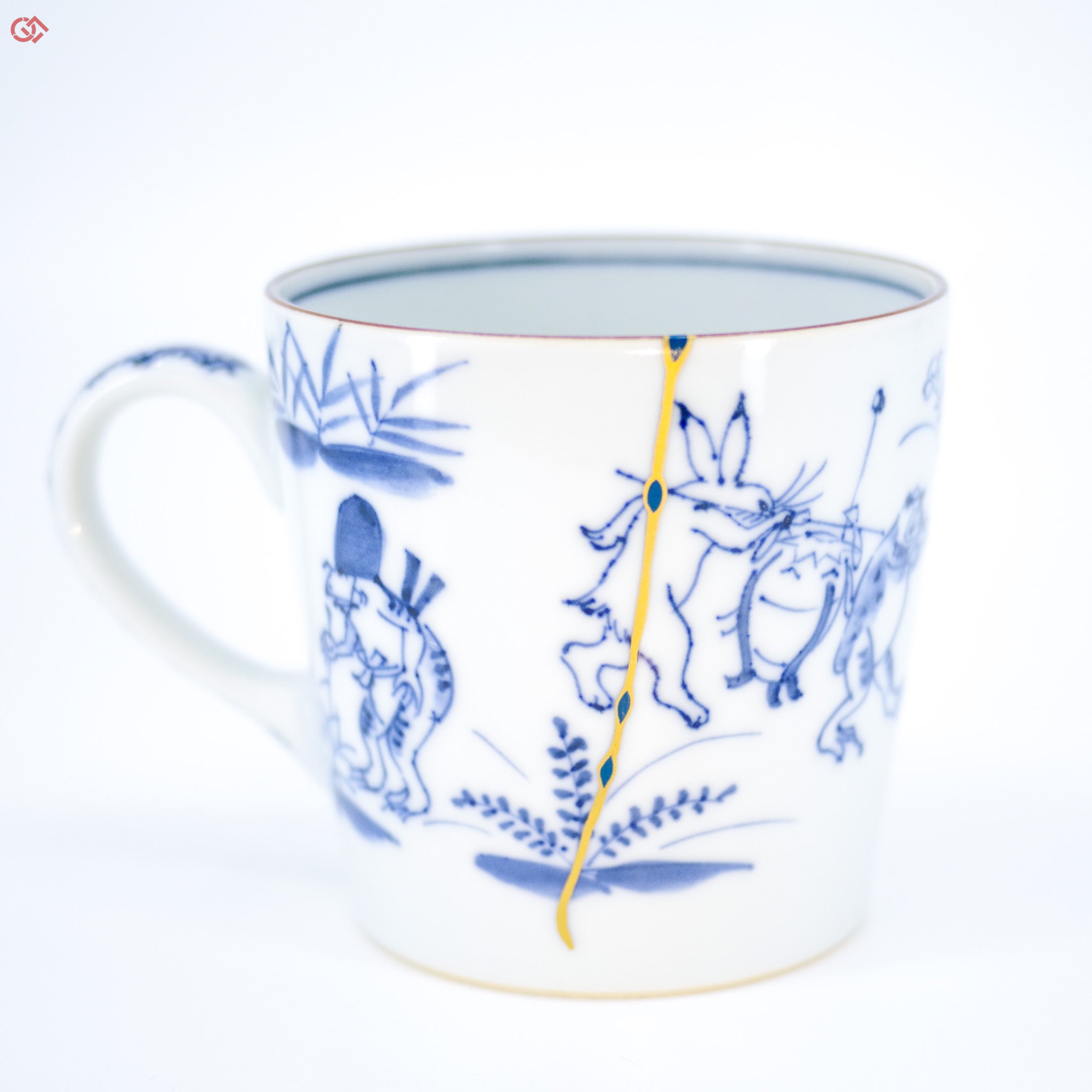 Enlarged view of authentic Kintsugi art