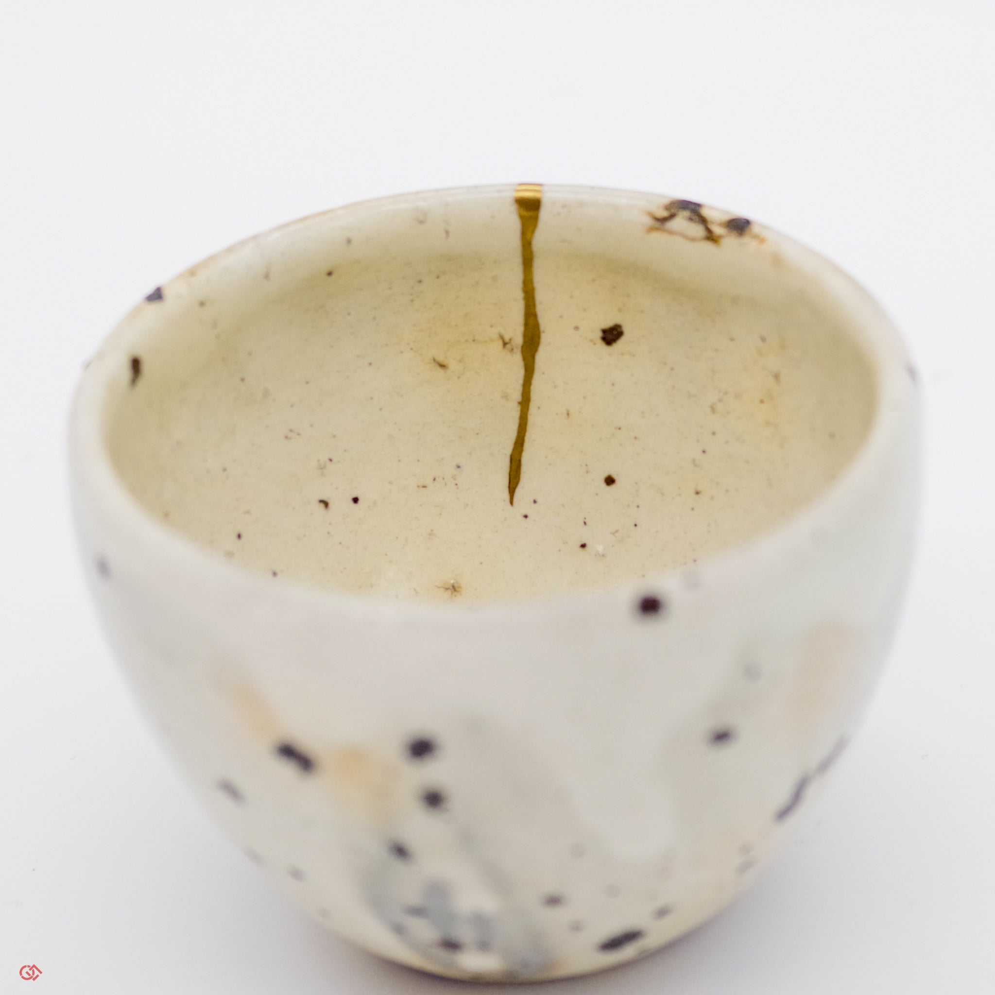Authentic Kintsugi  Cafe Cup, Shigaraki, Simply Gold