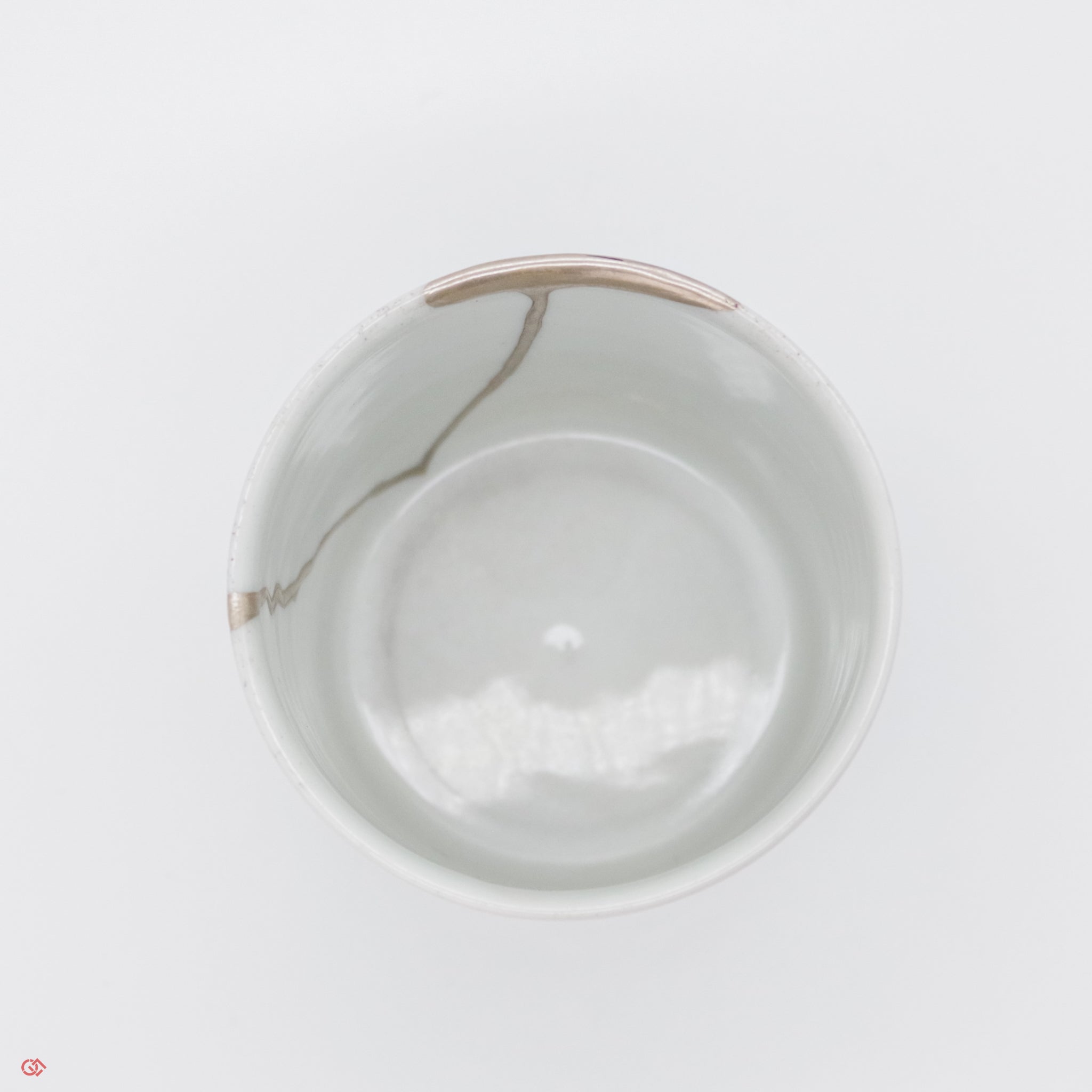 Authentic Kintsugi  Soup Cup, Flower & Rhombus pattern, Ko-Imari