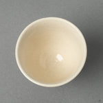 Looking down into the vessel, this top-down view shows the beautiful continuation of both the Kintsugi and the Kawari-nuri Seigaiha patterns on the interior, showcasing the artwork's comprehensive beauty.
