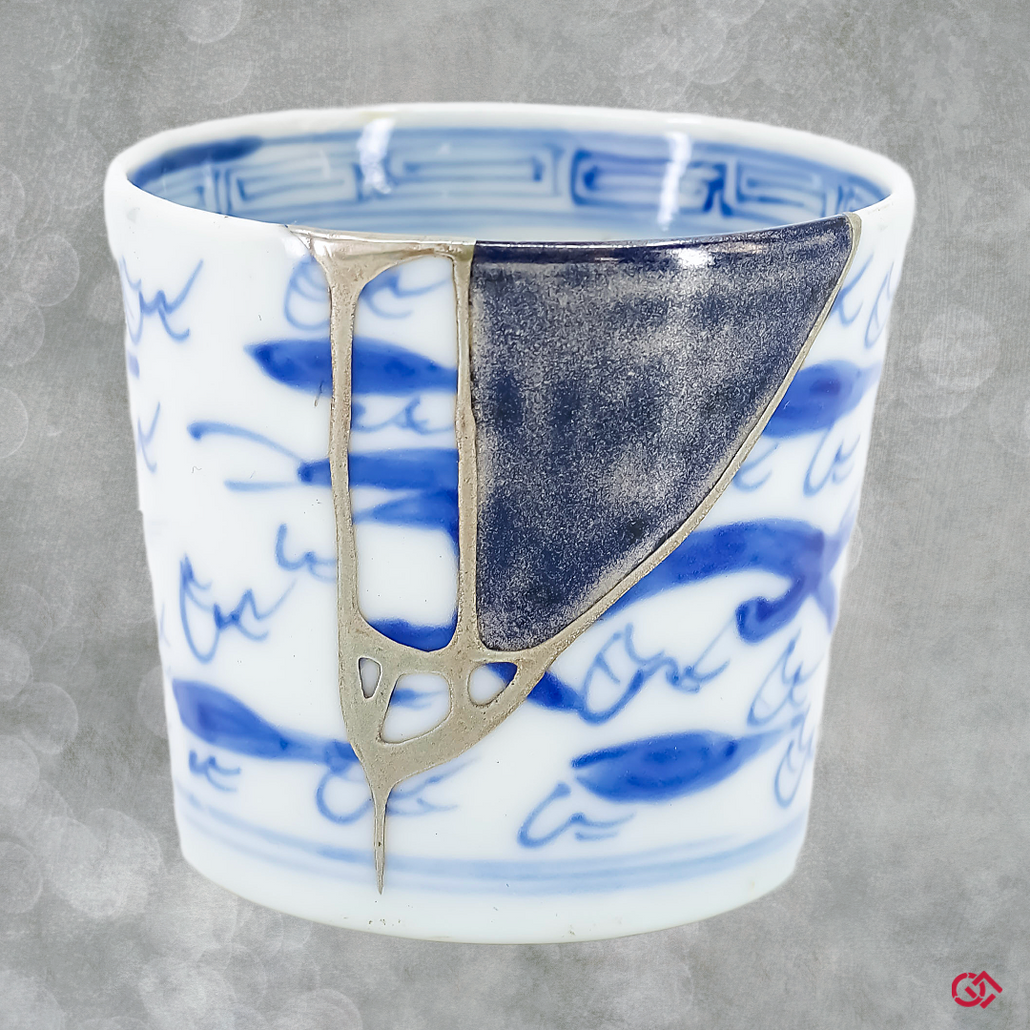 Discover the beauty of Kintsugi: Handcrafted Japanese pottery repaired with gold, embodying Wabi-Sabi.