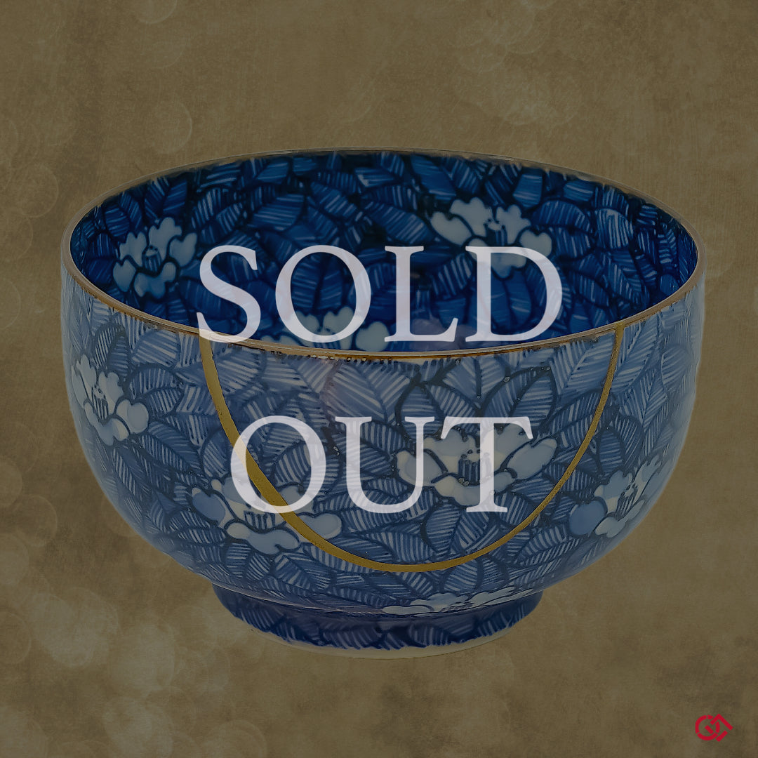 Sold Out: Exquisite Kintsugi artwork, showcasing the beauty of Japanese repair techniques.