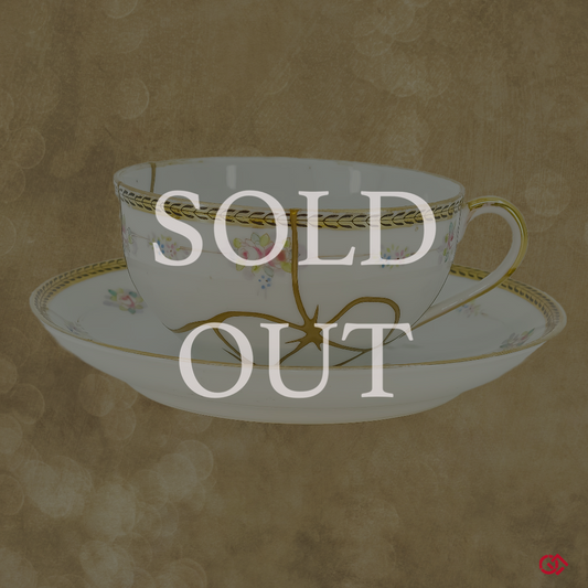 Sold Out - Authentic Japanese Kintsugi Cup and Saucer: Embrace a Beauty in Imperfection