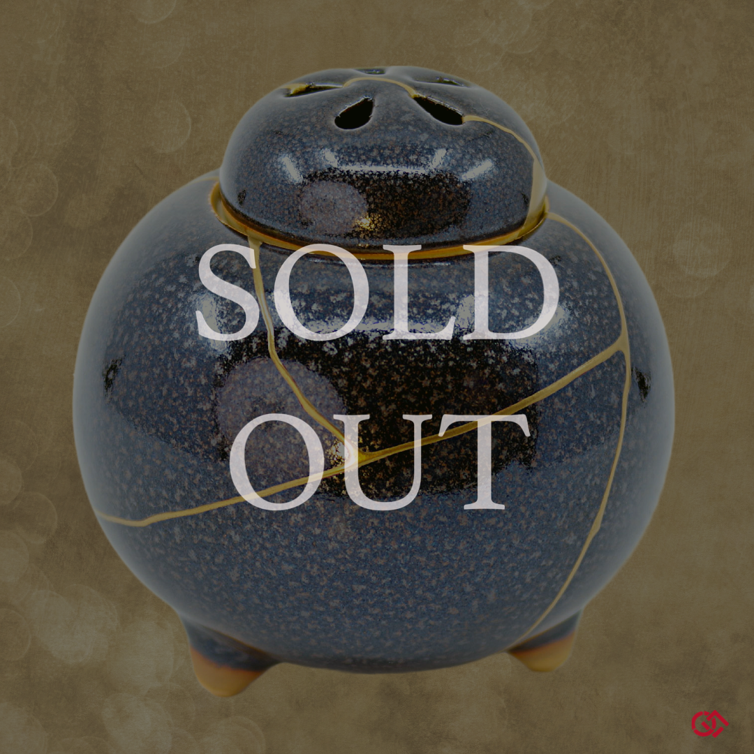 Authentic Kintsugi Pottery with sold out description